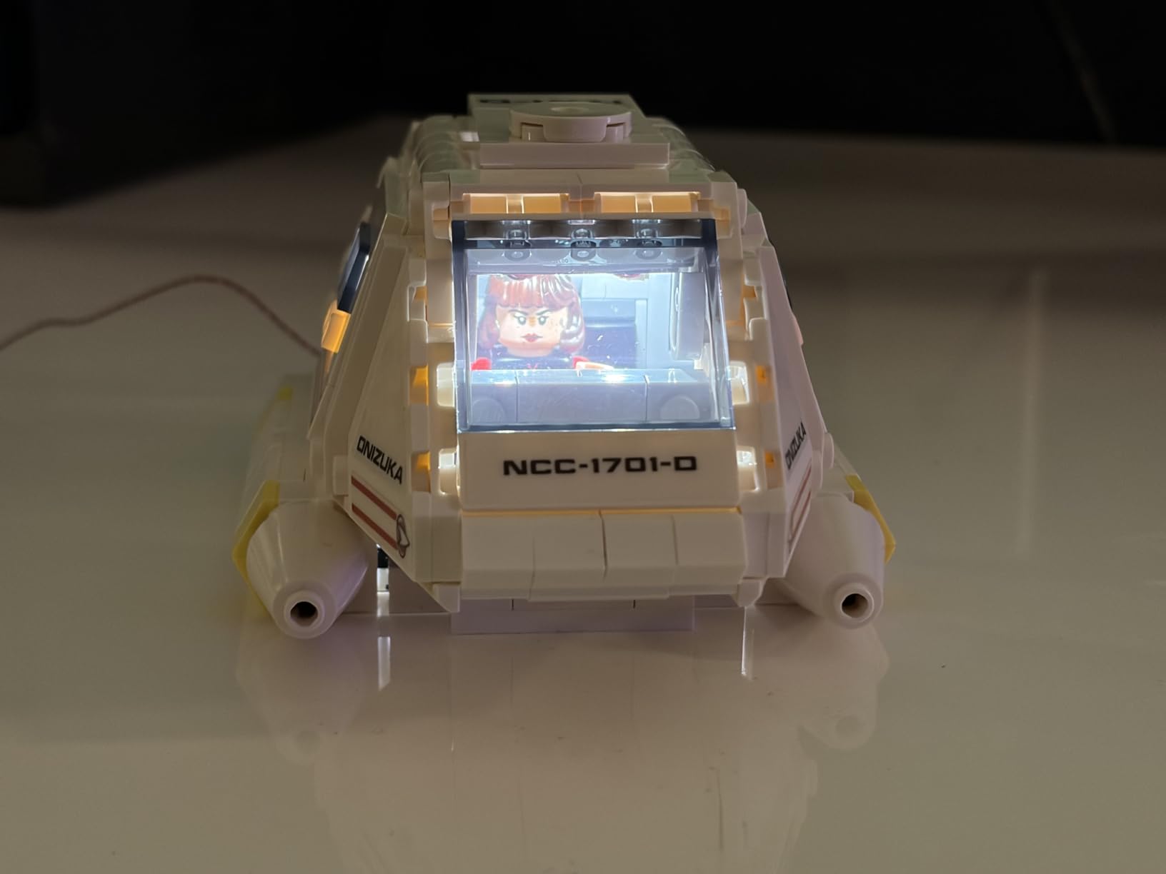 20pcs 1X4 LED Lighting Kit (X in One Lights Powered by USB) Building Block Lights Bricks City DIY Combination Module Compatible with Lego Bricks 3710 (Warm White) customer photo 2