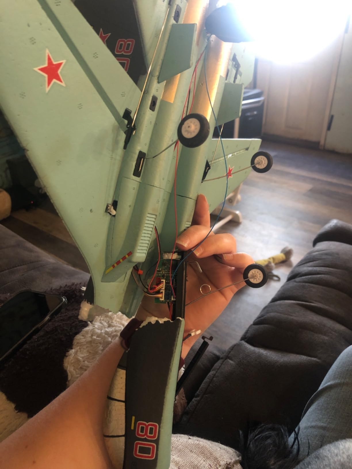 RC Plane Remote Control Airplane RTF 4CH Brushless Tail Motor 3D / 6D Stunt Function SU35 Jet Aircraft with Hobby Model 2 Left Hand Throttle customer photo 2