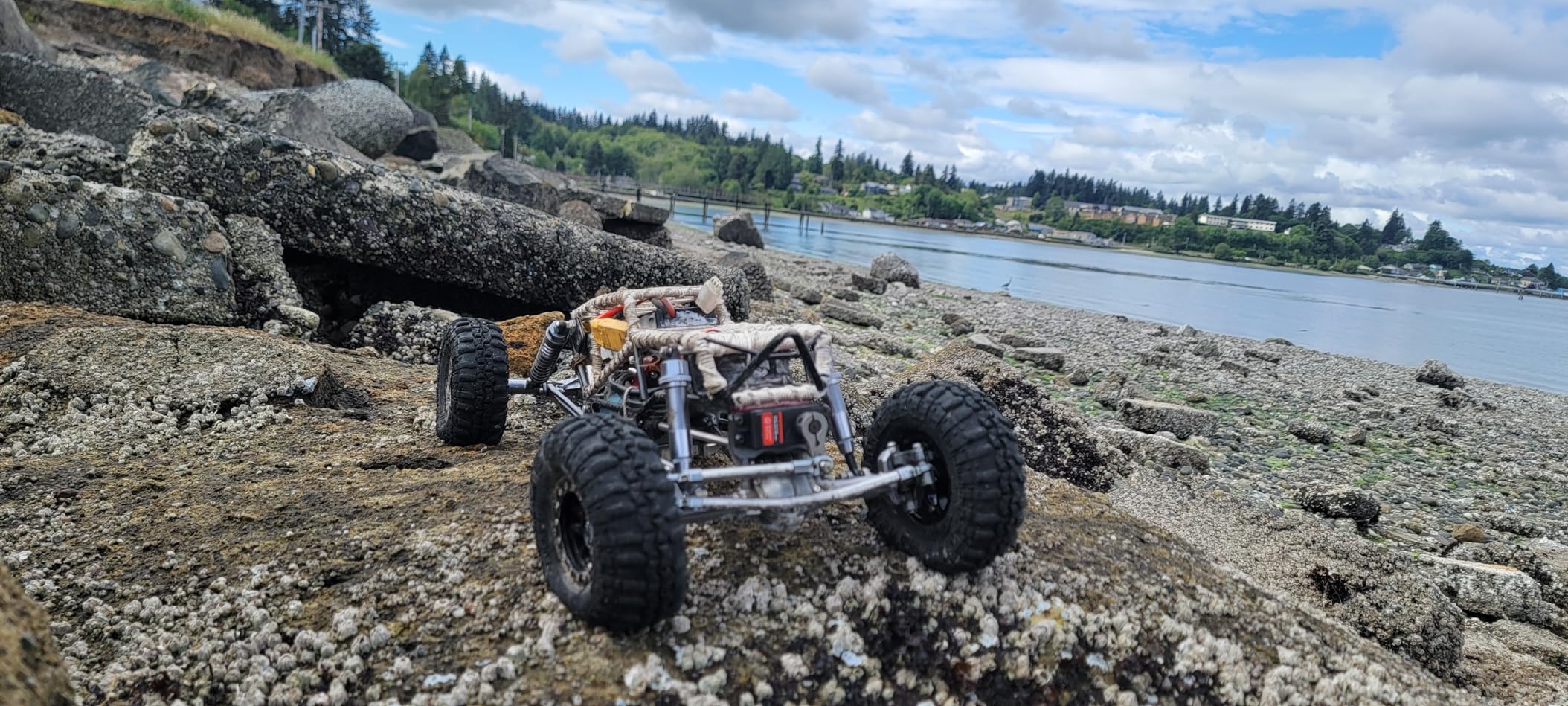 Aluminum Front & Rear Axles CNC Complete Axle Set for 1/10 RC Crawler Car Axial SCX10 II RGT 86100 Redcat GEN8 Element Enduro CC01 (Black Front Rear Axle) customer photo 1