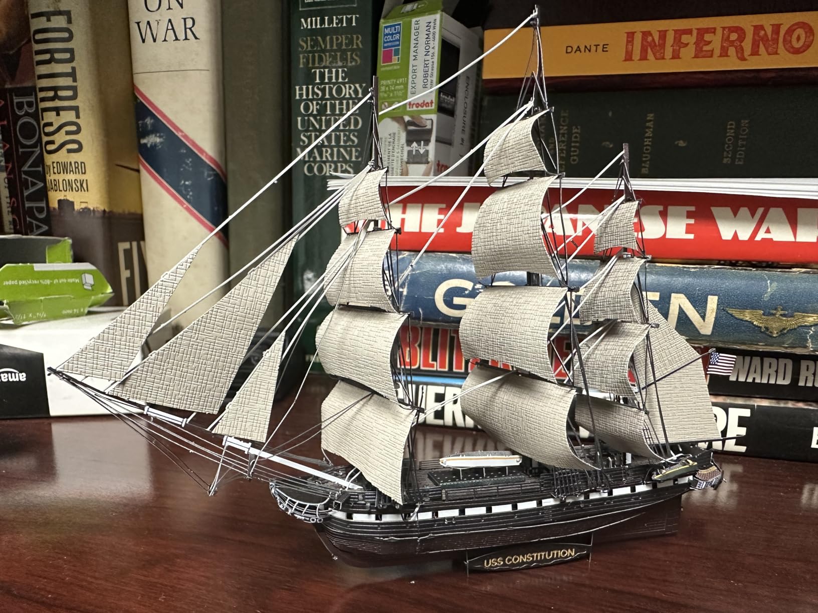 Metal Earth Premium Series USS Constitution 3D Metal Model Kit Fascinations customer photo 1