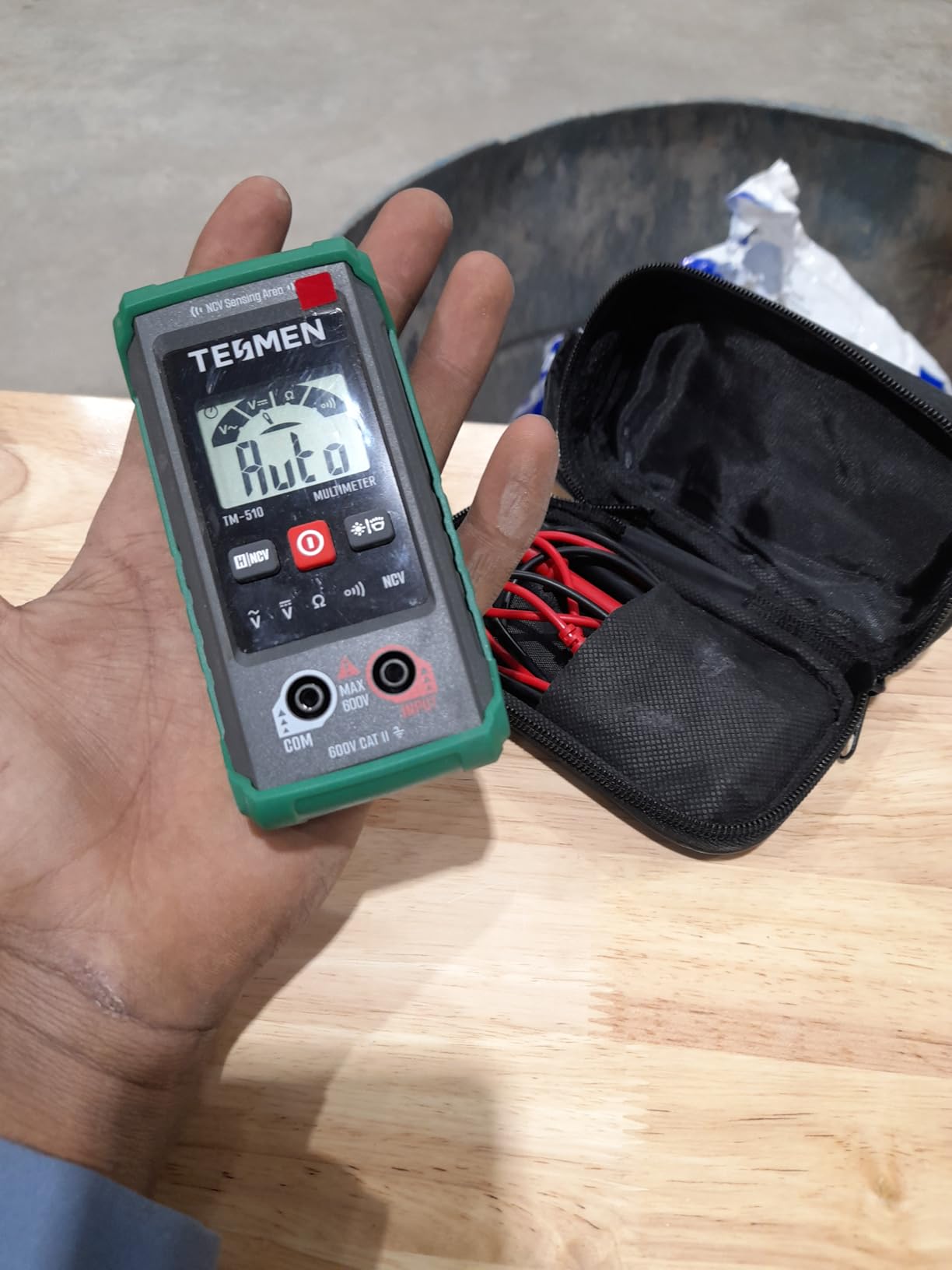 TM-510 Digital Multimeter, 4000 Counts, Smart Measurement, Auto-Ranging Voltmeter; Voltage Tester with Non-Contact Voltage Function customer photo 1