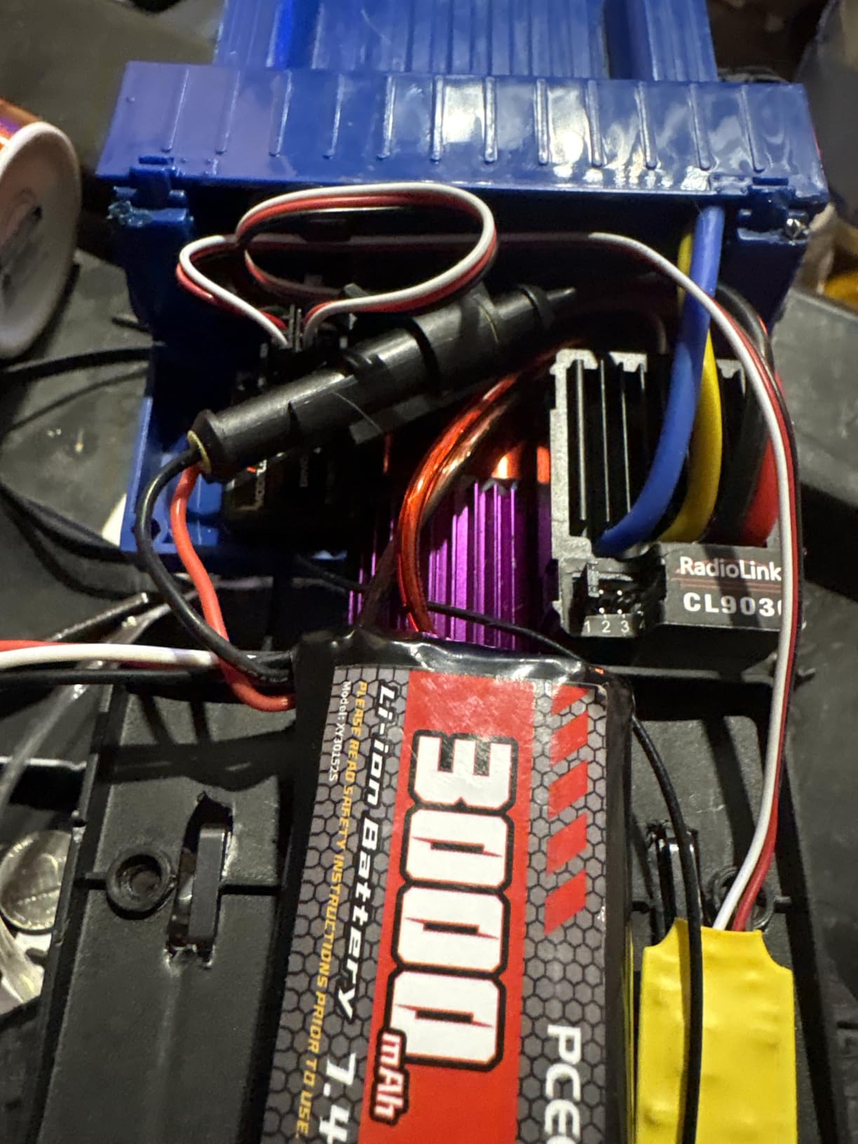 Radiolink CL9030 90A (2S-4S) Brushed ESC Waterproof Built-in 5A BEC Selectable 5.5V/7.5V Electronic Speed Controller for RC Crawlers Tanks Cars Boats (XT60 Plug) customer photo 1