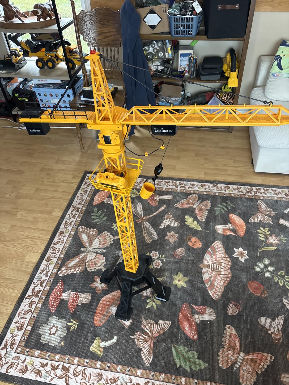 LEXiBOOK, Crosslander Pro RC Concrete Mixer, Remote Controlled Truck Mixer, Light Effects, 360° Rotating Tank, Rechargeable, RCP15 customer photo 2