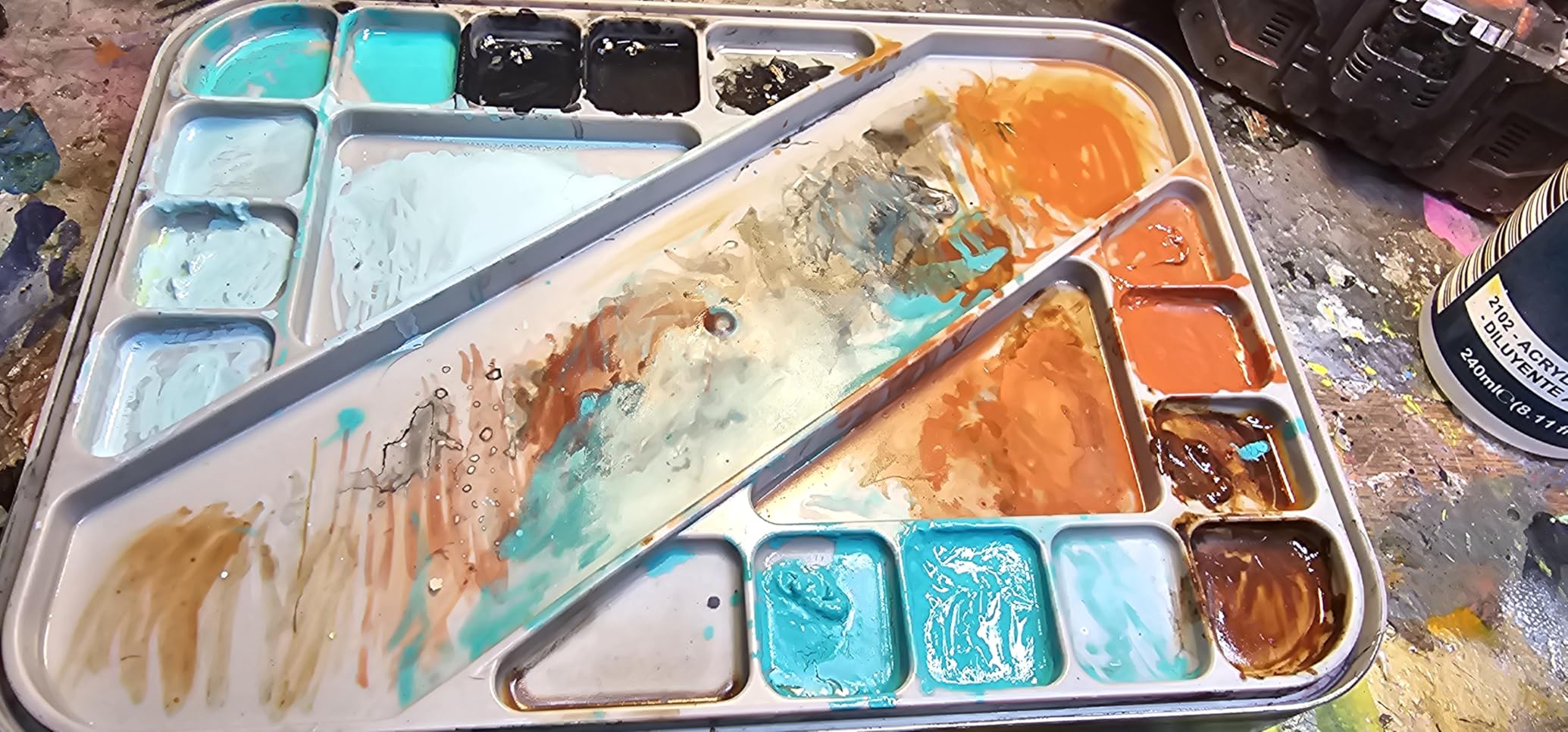 Nicpro Stay Wet Palette for Acrylic Miniature Painting Kit customer photo 2