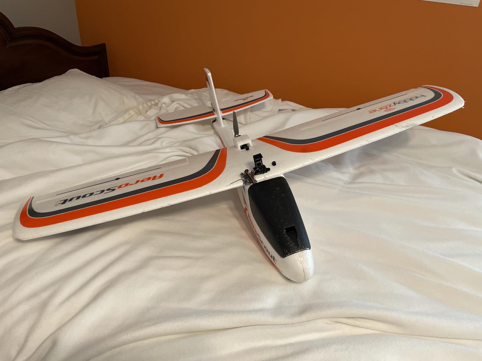 HobbyZone RC Airplane AeroScout S 2 1.1m BNF Basic (Transmitter, Battery and Charger Not Included) HBZ385001, Airplanes Bind and Fly Electric Trainer customer photo 2