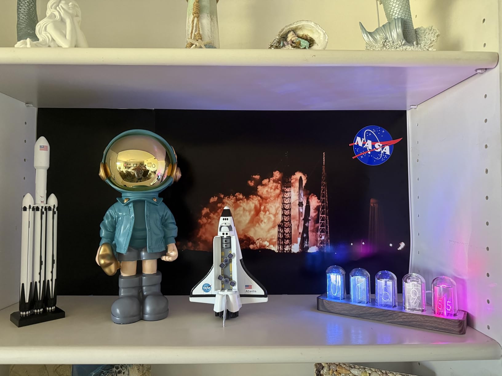 Space X Falcon Heavy 1/233 Diecast Rocket Model customer photo 1