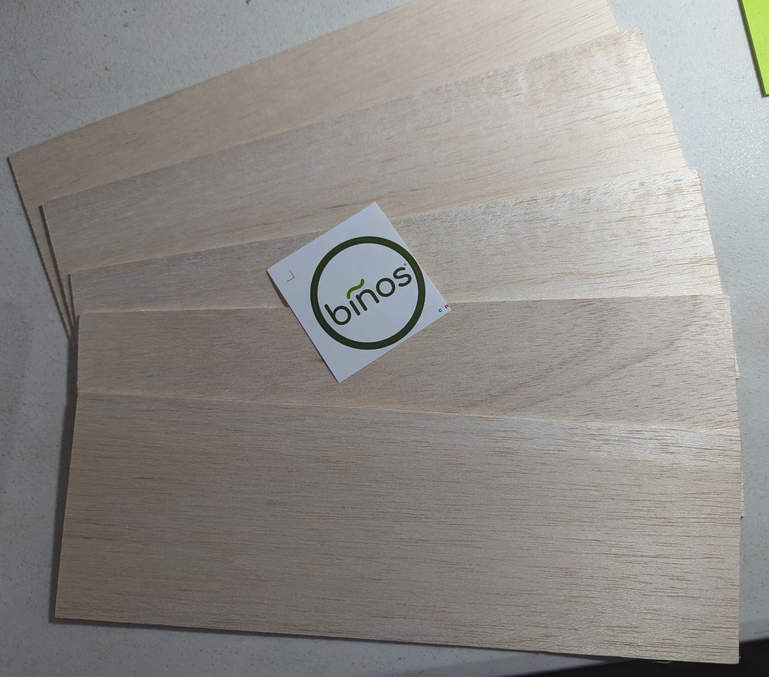 Balsa Wood Sheets, Model Grade Hobby Craft Balsa Wood Thin Plank, Perfect for Modeling, Crafts, Hobbies, Laser, Wood Burning, Glider Airplanes by Binos (12