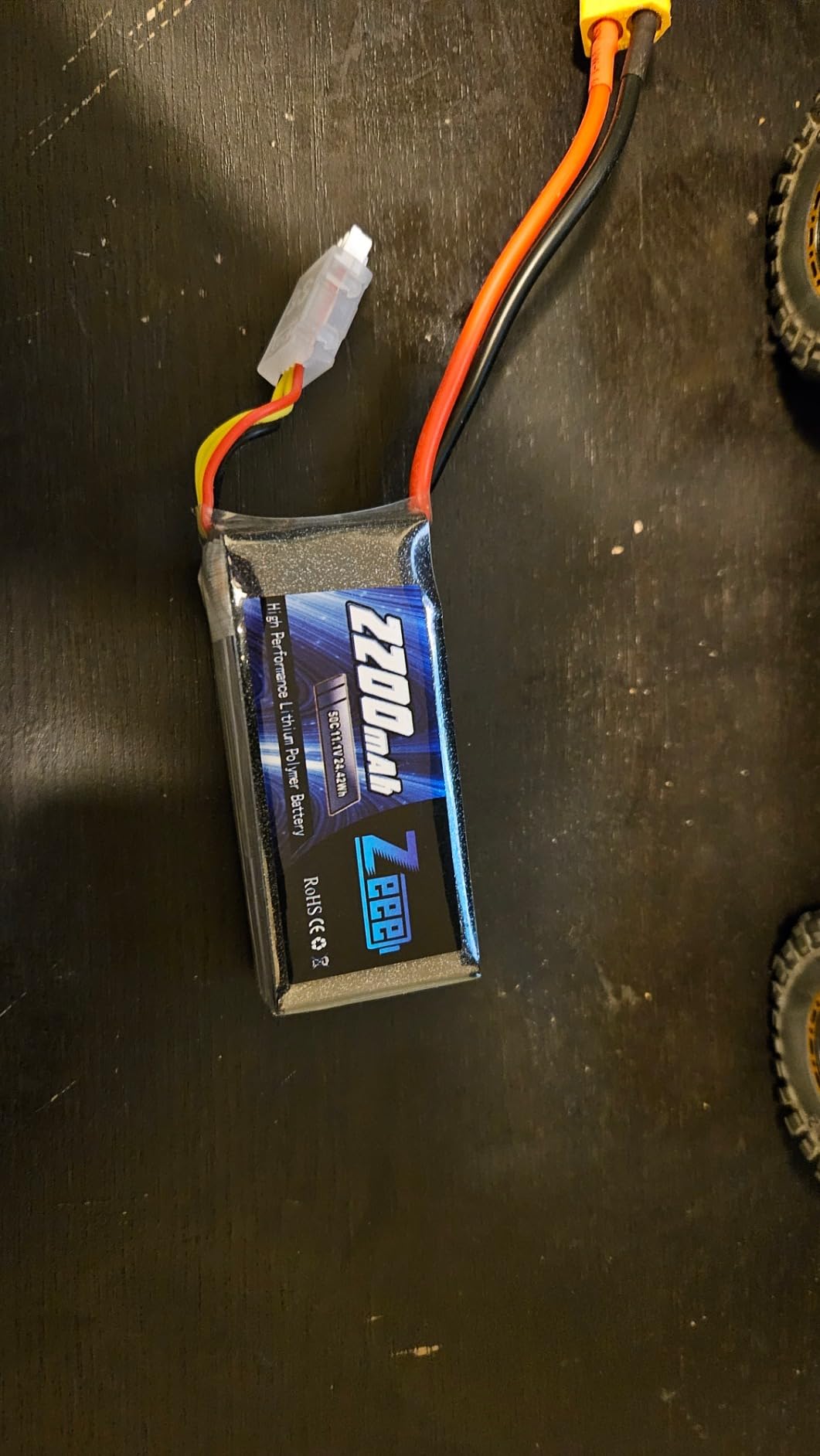 Zeee 3S Lipo Battery 2200mAh 11.1V 50C Shorty Pack Battery with XT60 Plug for RC Car Truck RC Vehicles Boat Drone RC Airplane Quadcopter Helicopter FPV Racing Hobby Models(2 Pack) customer photo 2