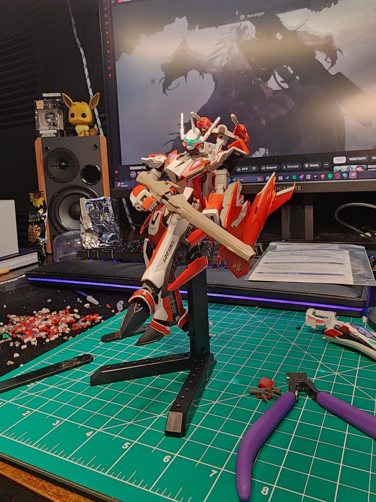 Bandai Hobby - Macross Frontier - (2654113) YF-29 Durandal Valkyrie (Alto Saotome Use) HG 1/100 Model Kit customer photo 1