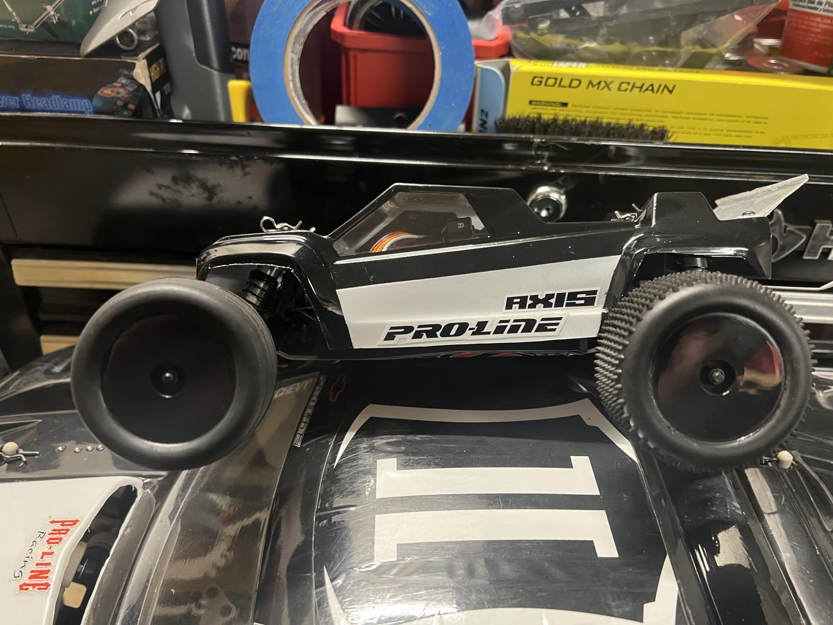 Preglued Tires and Wheels Front & Rear for Losi Mini-T 2.0 (Green Rims) customer photo 2