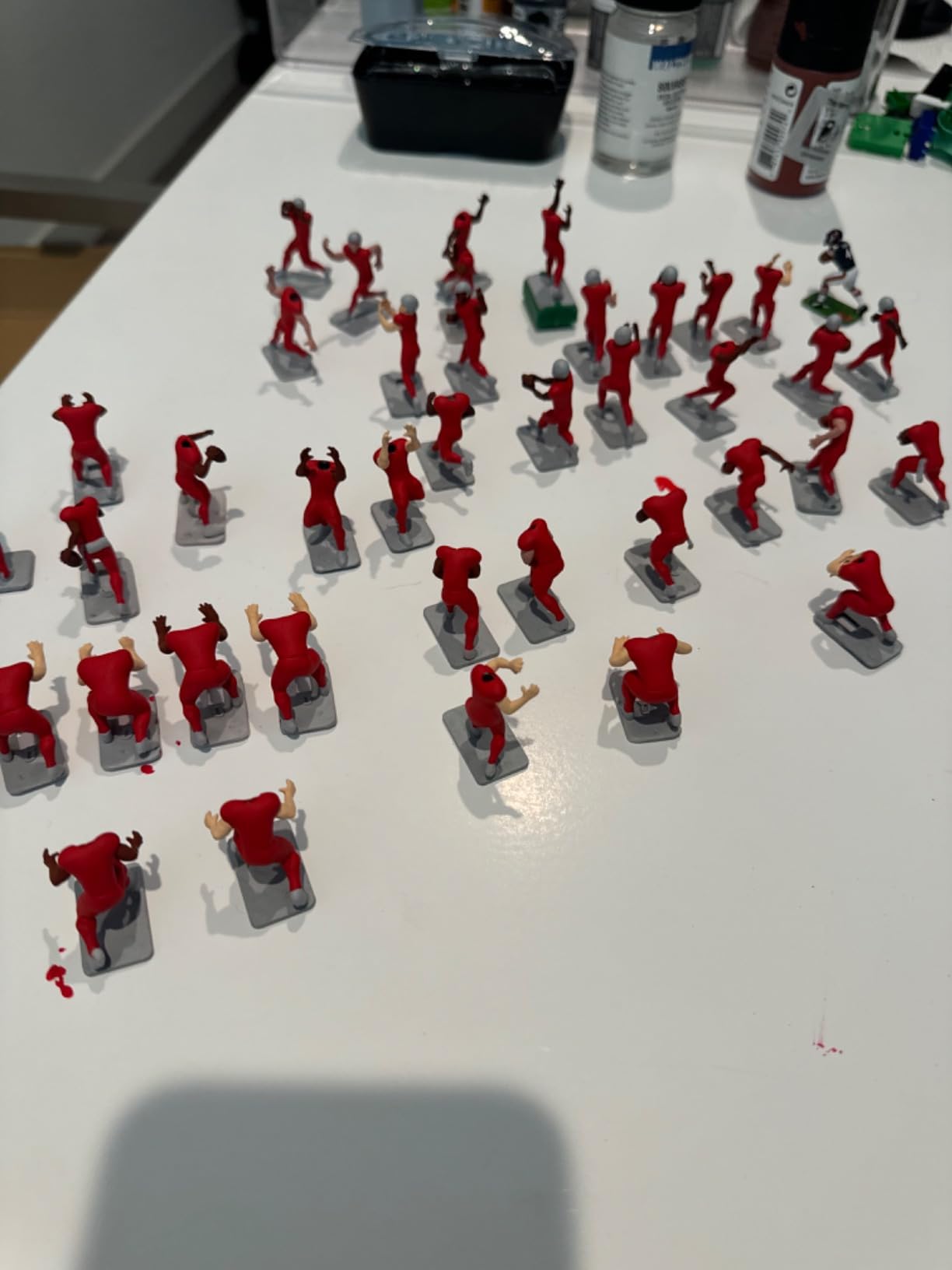 PRO Acryl 22ml Acrylic Paint - Non-Toxic Acrylic Paint for Miniatures and Wargames - Compatible with Both Brush and Airbrush Techniques - Red Grey customer photo 1