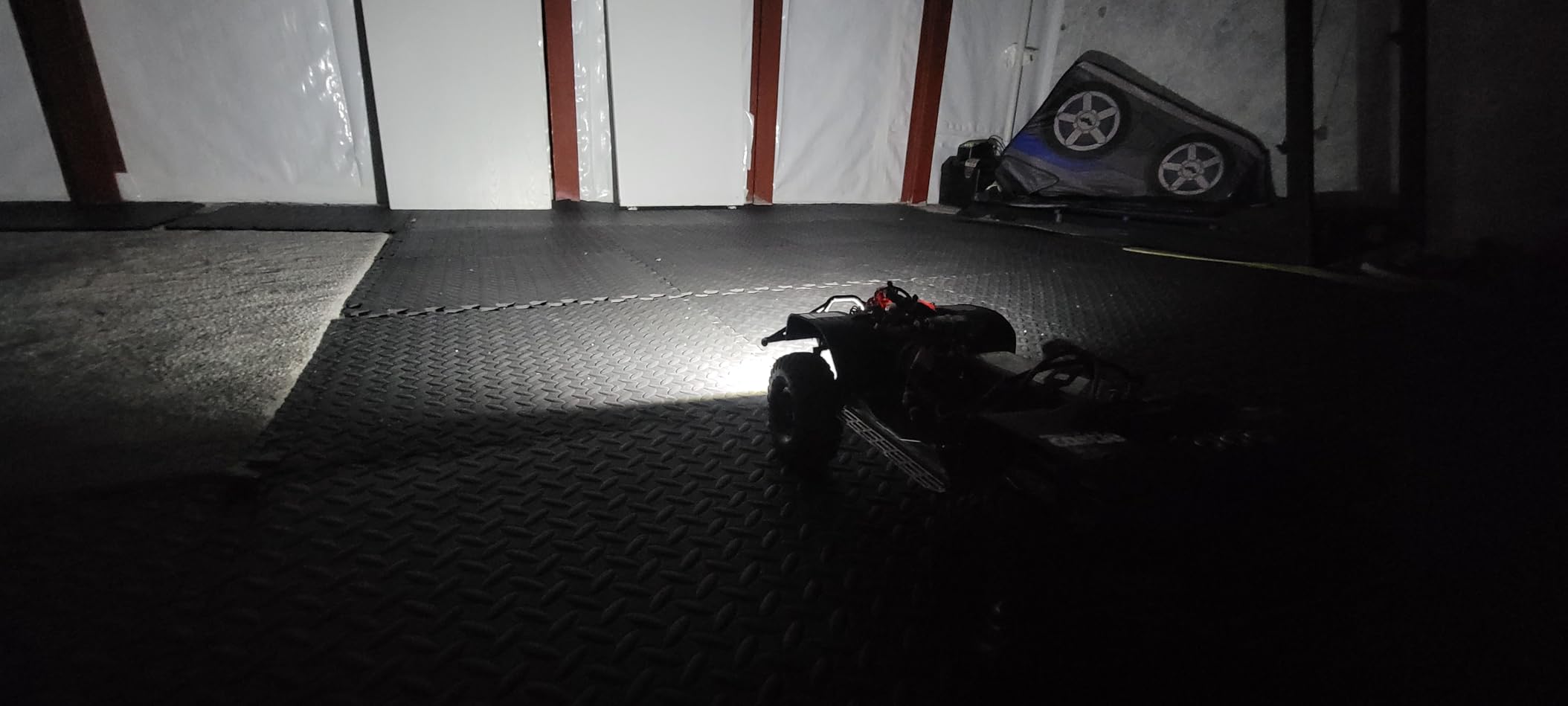 RC Light Bar 15 LED 2.95 Inch Aluminum RC Lights RC Crawler Accessories for Axial SCX10 Traxxas TRX4 TRX4M Arrma Senton Redcat GEN7 1/10 1/18 Scale Rock Crawler Truck RC Car Roof Light Kit customer photo 1