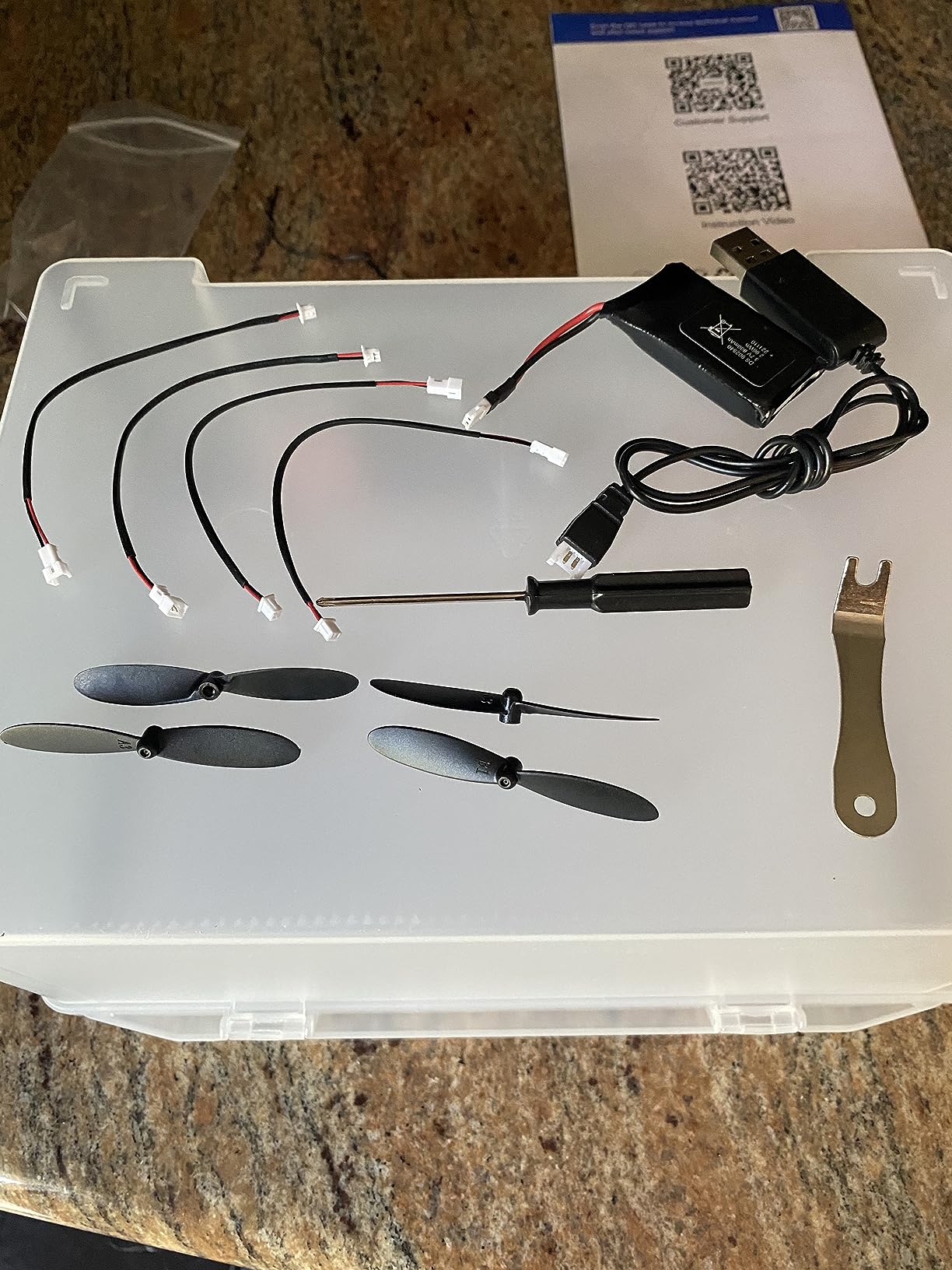 Mini Drone for Kids and Beginners,Creative 5-IN-1 DIY Drone Building Kits for Kids to Build Your Own Drones,5 Different Designs, Altitude Hold, 3D Flips,Easy to Build and Fly,Great Gifts for Boys&Girls customer photo 2