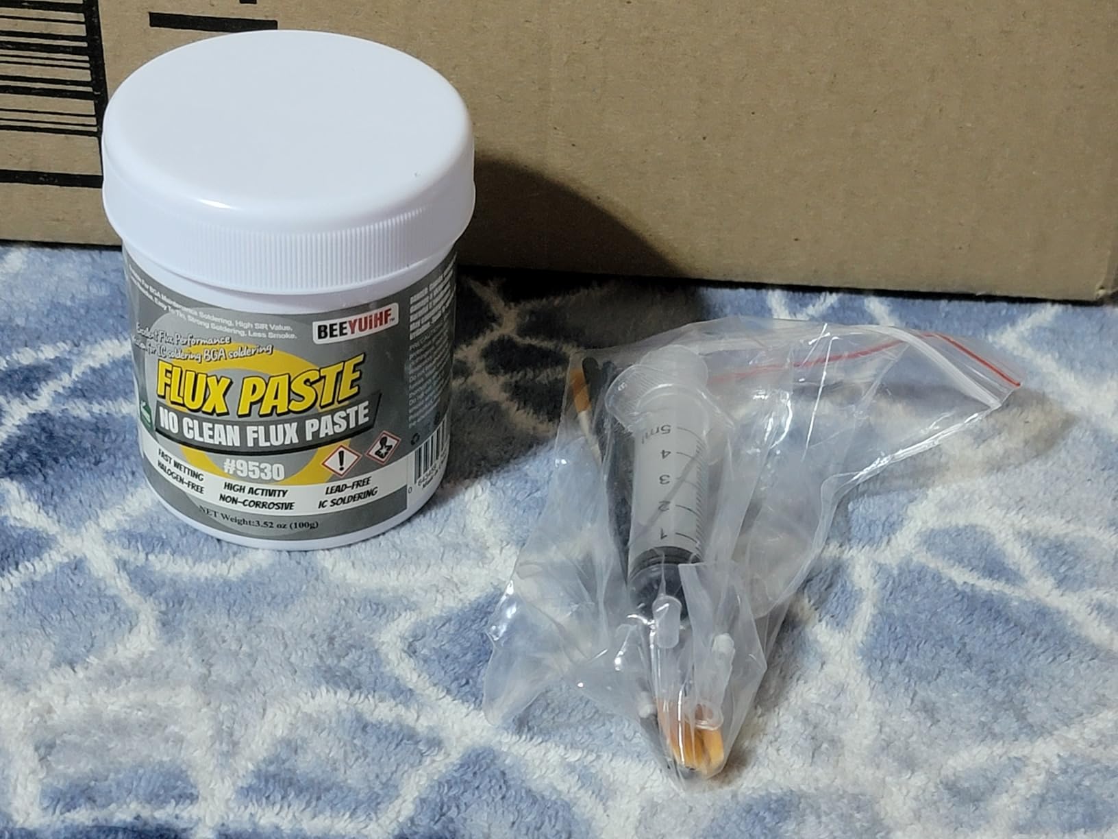 No-Clean Soldering Flux Paste, flux for Soldering, Solder Paste for Electronics PCB/IC/BGA/SMD Repairing (5.15oz/146g) customer photo 1