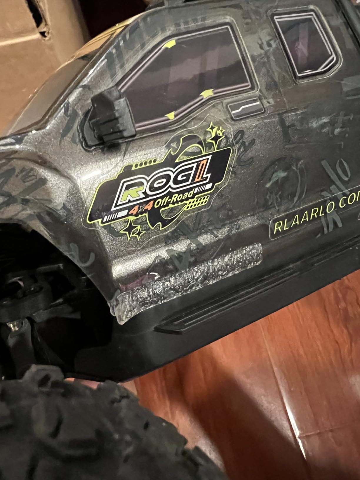 Dragon Grips RC Body Clip Hole Protectors, 8pcs, Black PVC Stickers for 1/10 RC Crawler Body Shells, Stick-on Accessories that Prevent Clip Hole Damage and Cracking, Protect Custom-Painted Bodies customer photo 2