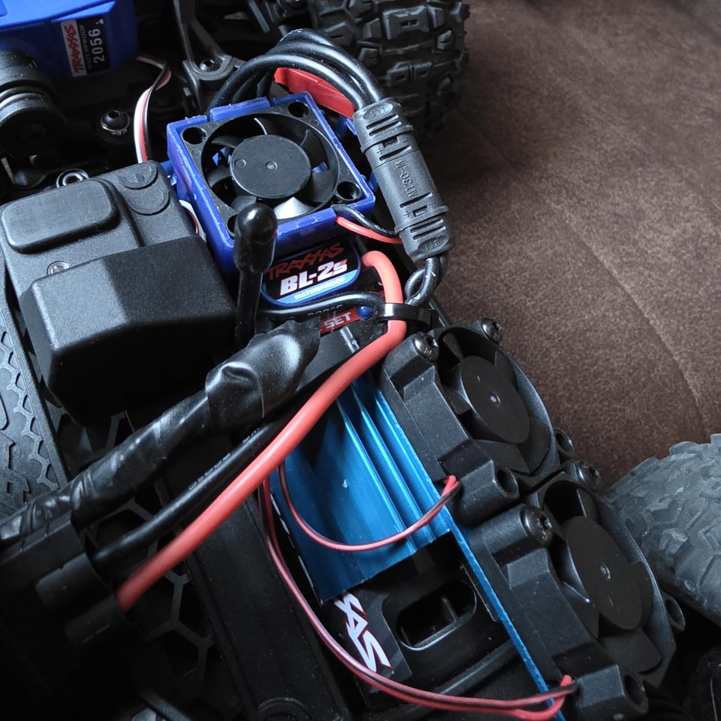 VXL-3s ESC Cooling Fan and Motor Dual Fan Set Compatible with Traxxas Slash 4x4 Stampede 4x4 Rustler 4x4 Hoss 4×4 Velineon VXL 3s Heat Sink customer photo 2