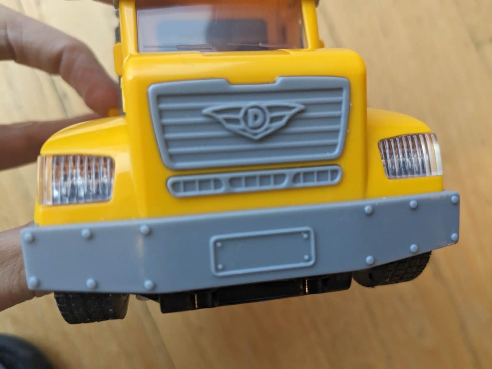 Driven by Battat - 7 Inch Remote Control Cement Mixer Truck Toy for Kids - Construction Vehicle with Rotating Drum, Lights & Realistic Sounds - Interactive Mixer for Boys & Girls Ages 3+ customer photo 2