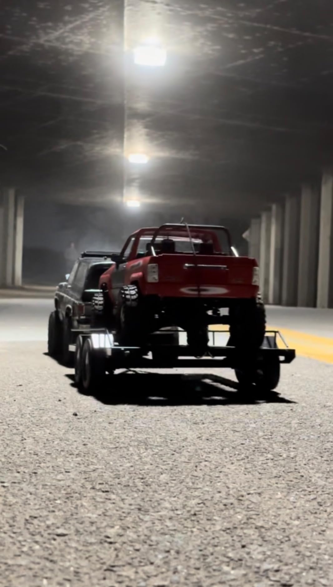 Metal Builder Kit 1/10 RC Trailer with Hitch Mount Receiver & Hauling Ropes for Crawler Cars Axial SCX10 D90 Wrangler TRX4 TRX6 Redcat GEN8 customer photo 1