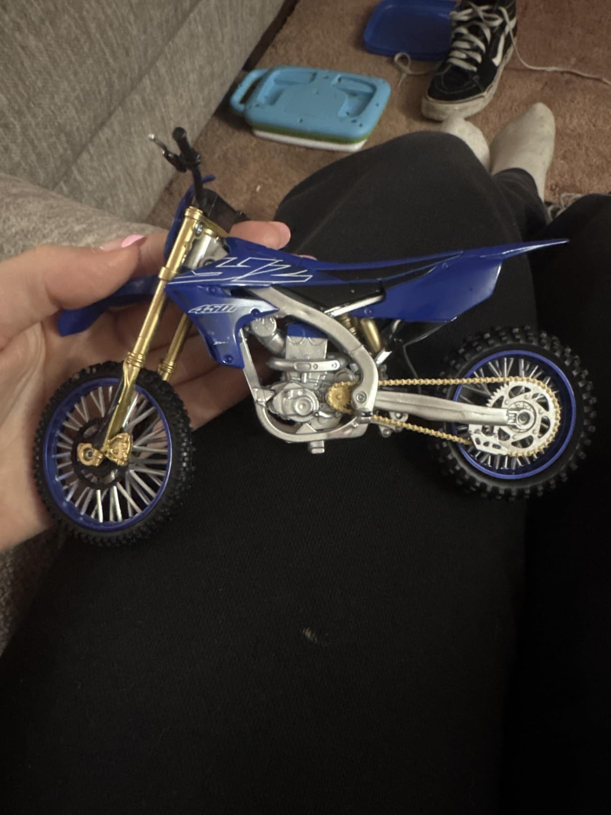 NewRay Toys Motorcycle 1:12 Scale Yamaha YZ450F Dirt Bike, 58313 customer photo 1
