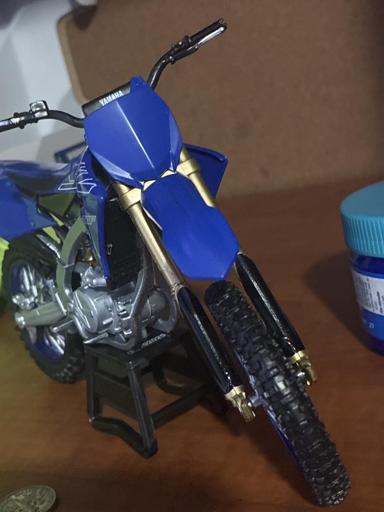 NewRay Toys Motorcycle 1:12 Scale Yamaha YZ450F Dirt Bike, 58313 customer photo 2