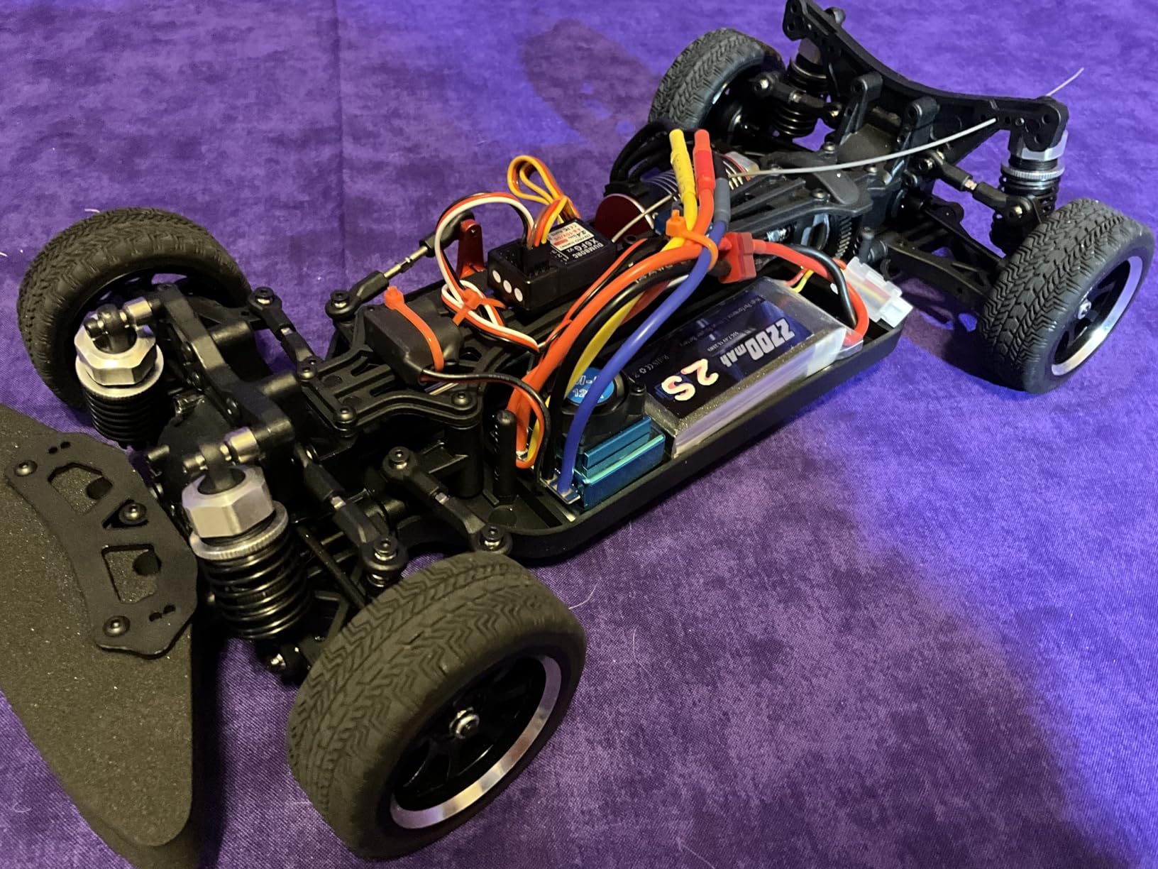 1/10 Scale 4X4 On-Road Rolling Chassis Frame Kit - Hobby Grade RC Car Chassis for Adults customer photo 1