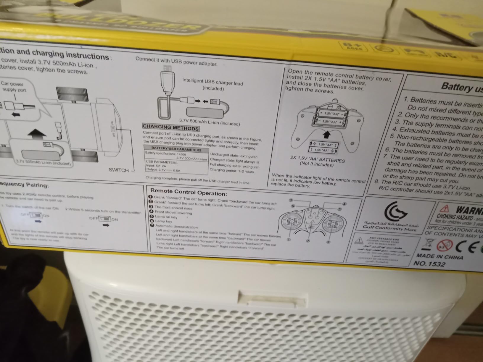 Fistone 9 Channel RC Front Loader, 4WD Alloy Shovel Loader Tractor, 2.4Ghz RC Bulldozer Construction Vehicle Radio Control Tractor Truck Toy with Lights for Kids Age 8-12 Years Old customer photo 2