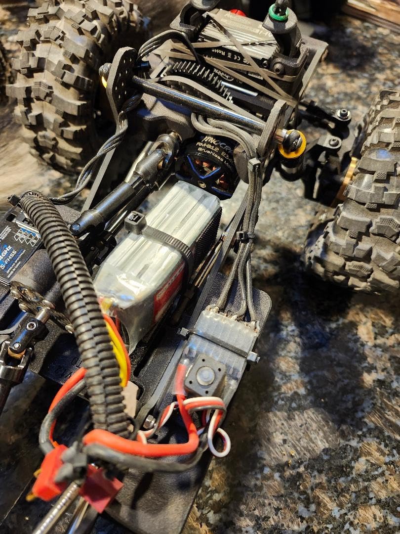 RhinoCrawler Crawler 3524 Outrunner Brushless Motor for 1/10 1/12 AM32 ESC40A RC Crawler Car Axial SCX10 Traxxas TRX-4 TRX-6 Tamiya (RM-S12 1900KV Motor) customer photo 1