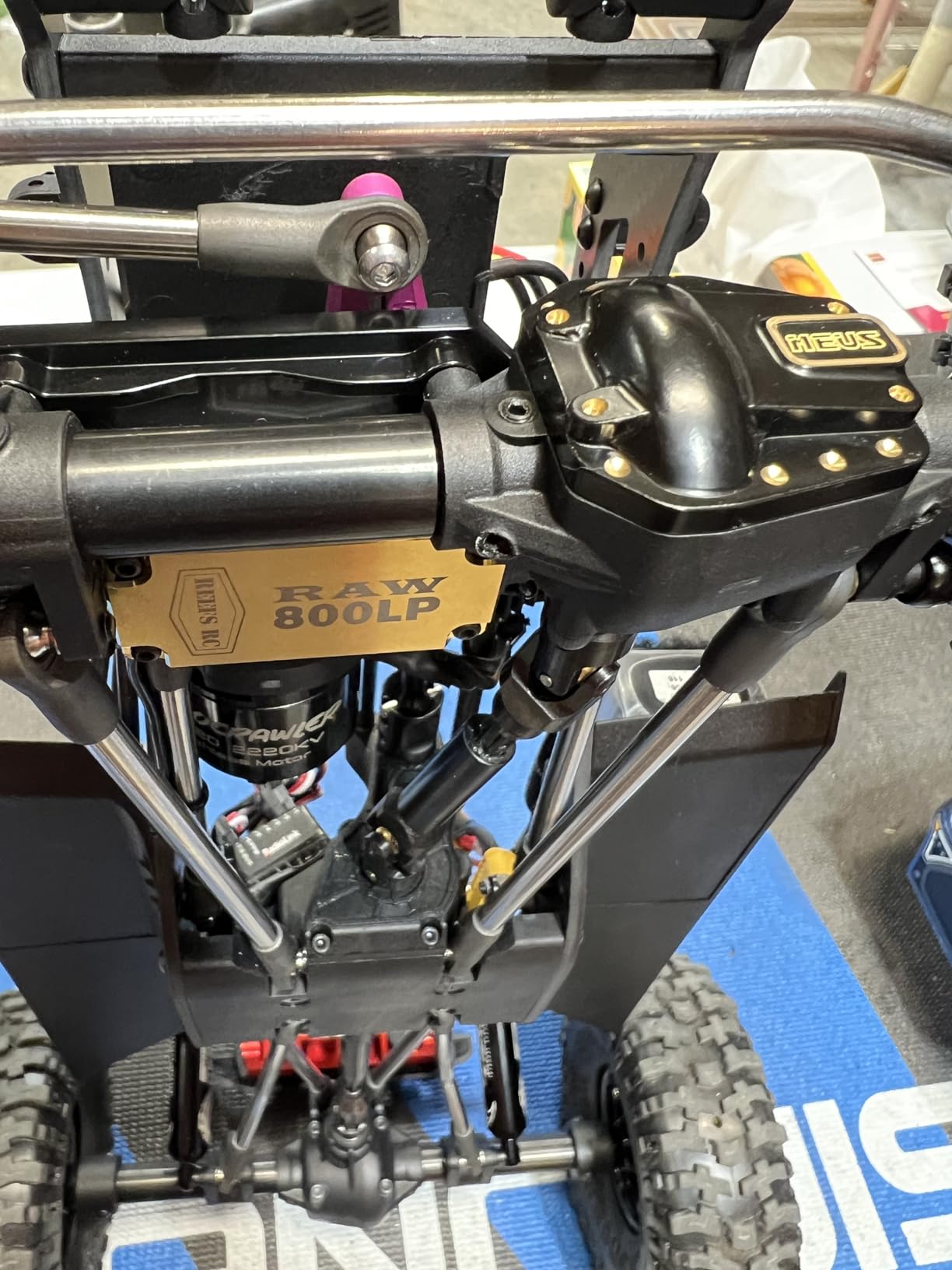 RhinoCrawler Crawler 3532 Outrunner Brushless Motor for 1/8 1/10 AM32 ESC80A RC Crawler Car LCG Chassis Axial SCX10 Traxxas TRX-4 MOA (RM-S20 2220KV) customer photo 2