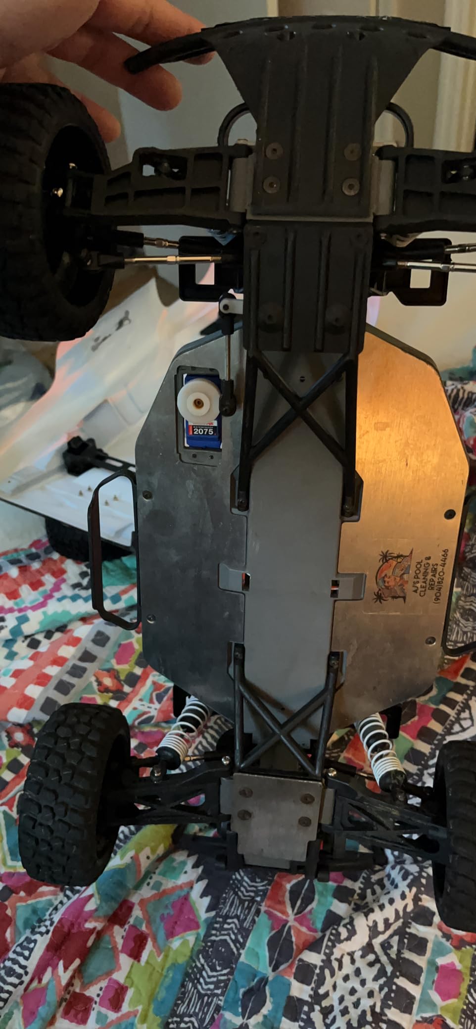 Stainless Steel Front & Rear Skid Plate Chassis Armor Protector Guard Compatible with Traxxas Slash 2WD customer photo 1