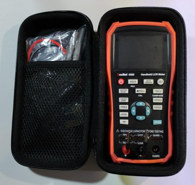 Handheld LCR Meter 100Hz-100KHz, 0.2% Accuracy, Digital Bridge Multimeter for Capacitance, Inductance, Resistance Testing, with ESR Calibration Ideal for Engineers and Technicians (4080) customer photo 1