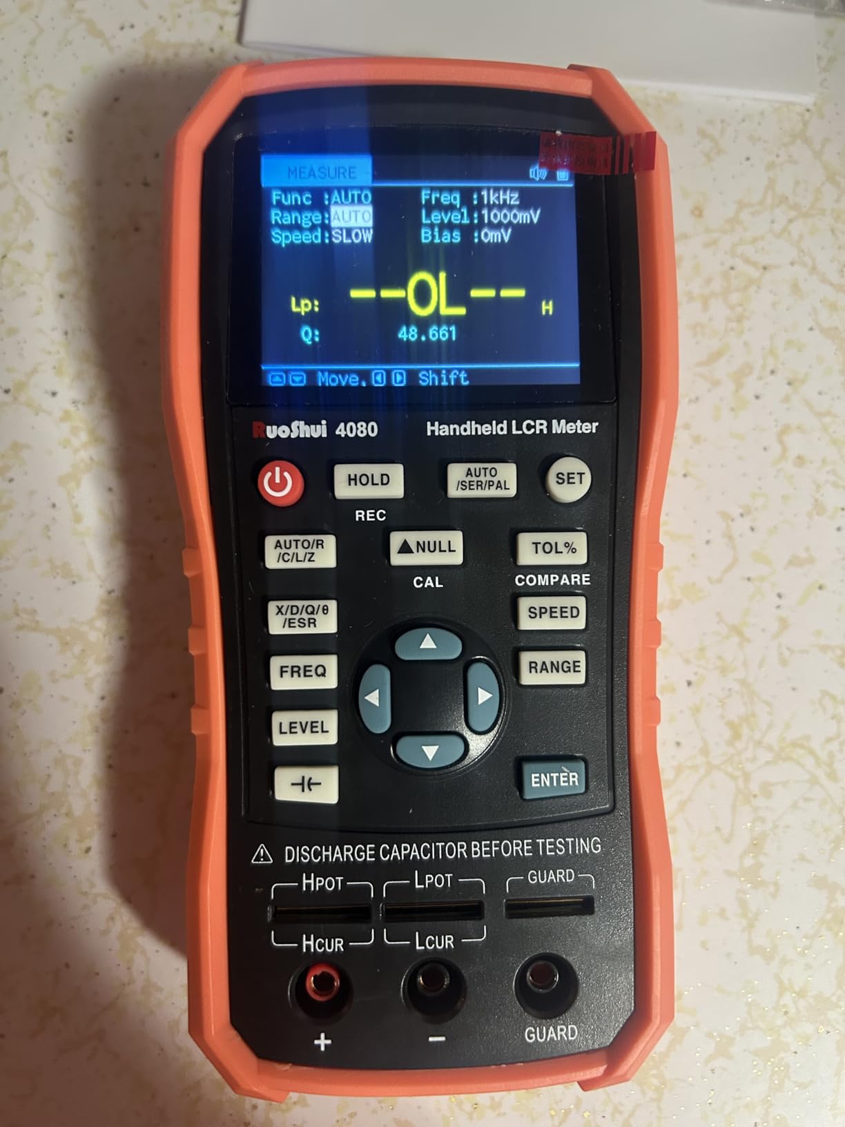 Handheld LCR Meter 100Hz-100KHz, 0.2% Accuracy, Digital Bridge Multimeter for Capacitance, Inductance, Resistance Testing, with ESR Calibration Ideal for Engineers and Technicians (4080) customer photo 2