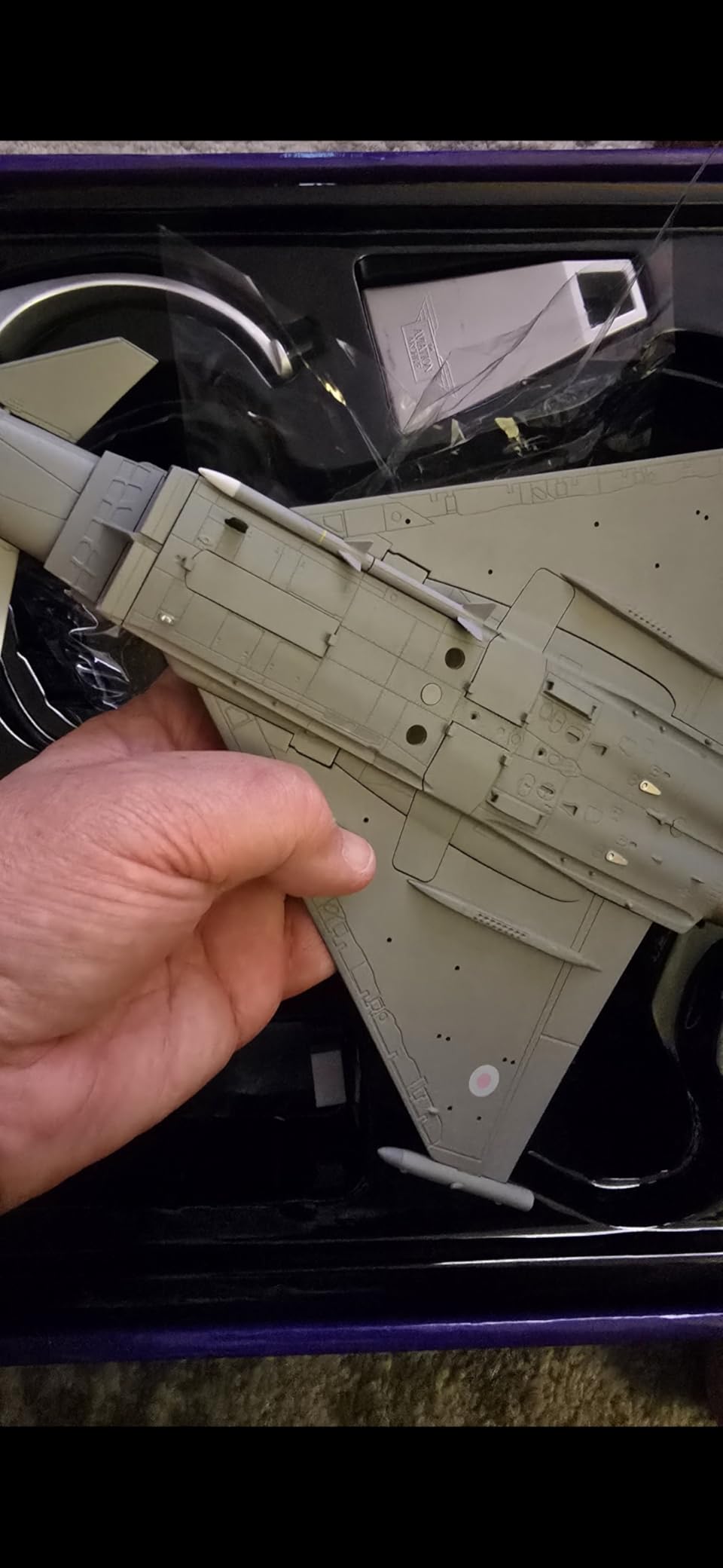 Corgi Diecast Eurofighter Typhoon FGR. Operation Ellamy 1:48 RAF Modern Military Jet Aircraft Display Model customer photo 1
