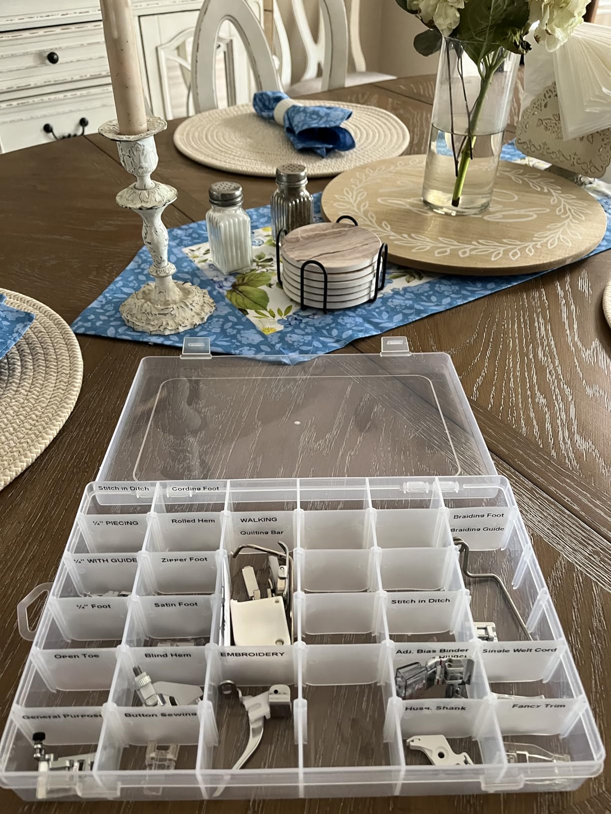 2 Pack 36 Grids Clear Plastic Organizer Box with Adjustable Dividers, Small Craft Organizers and Storage, Compartment Container for Bead, Nail, Jewelry, Art, DIY Crafts, Fishing Tackle, Small Items customer photo 1