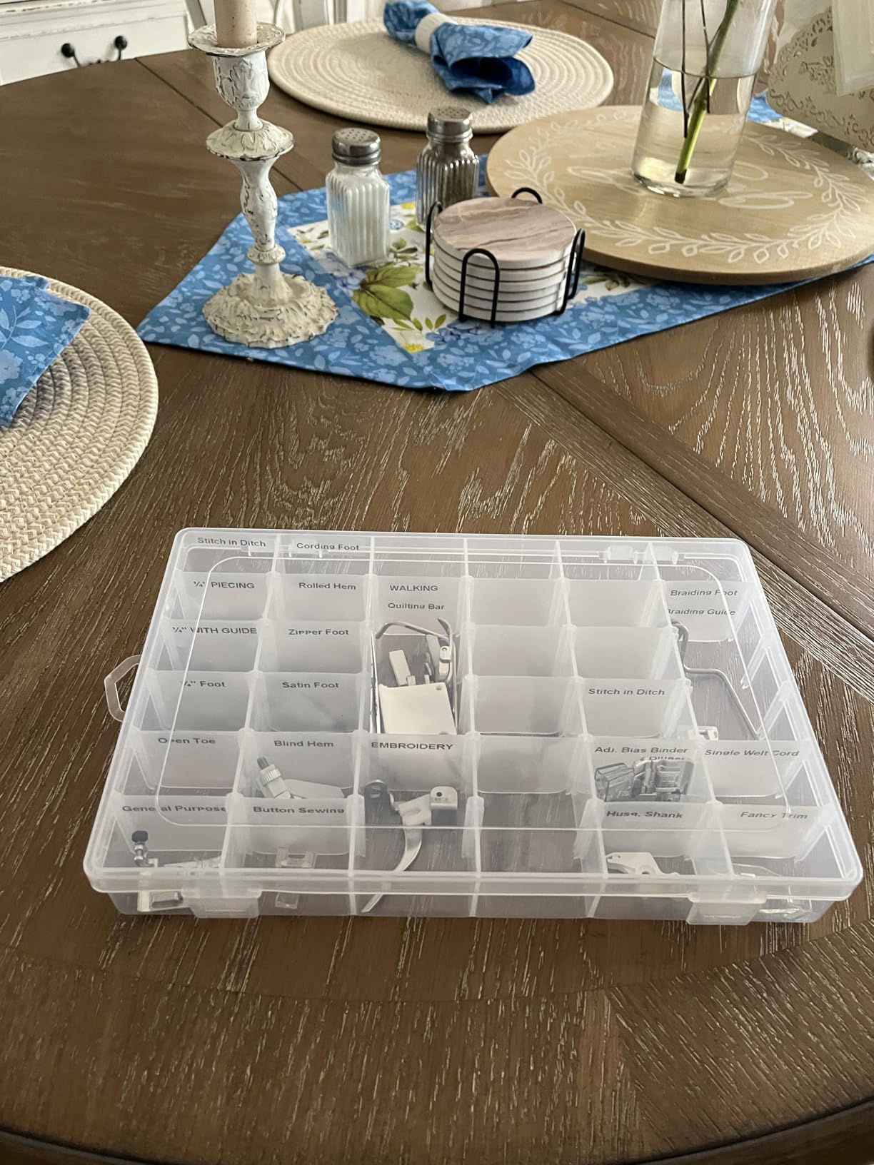 2 Pack 36 Grids Clear Plastic Organizer Box with Adjustable Dividers, Small Craft Organizers and Storage, Compartment Container for Bead, Nail, Jewelry, Art, DIY Crafts, Fishing Tackle, Small Items customer photo 2