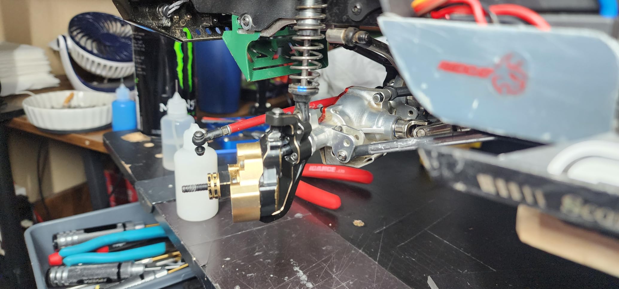 HobbyPark Heavy Duty Brass Caster Blocks C-hubs Carriers for Redcat Gen 8 Scout II Upgrades Axe V2 & V1 Replacement Parts of RER11820 customer photo 2