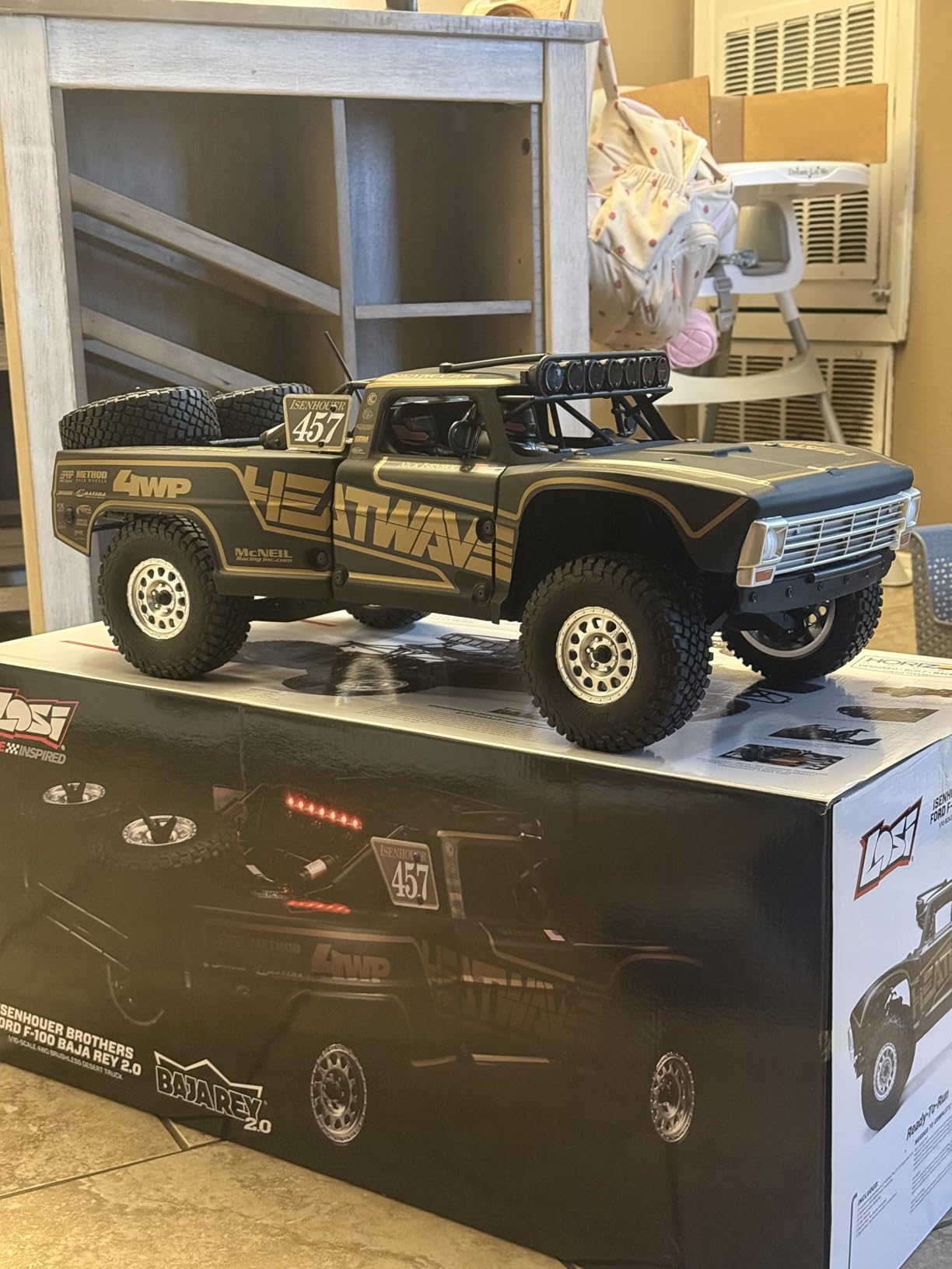 Losi Baja Rey 2.0 1/10 4 Wheel Drive BL RTR (Heat Wave) customer photo 2