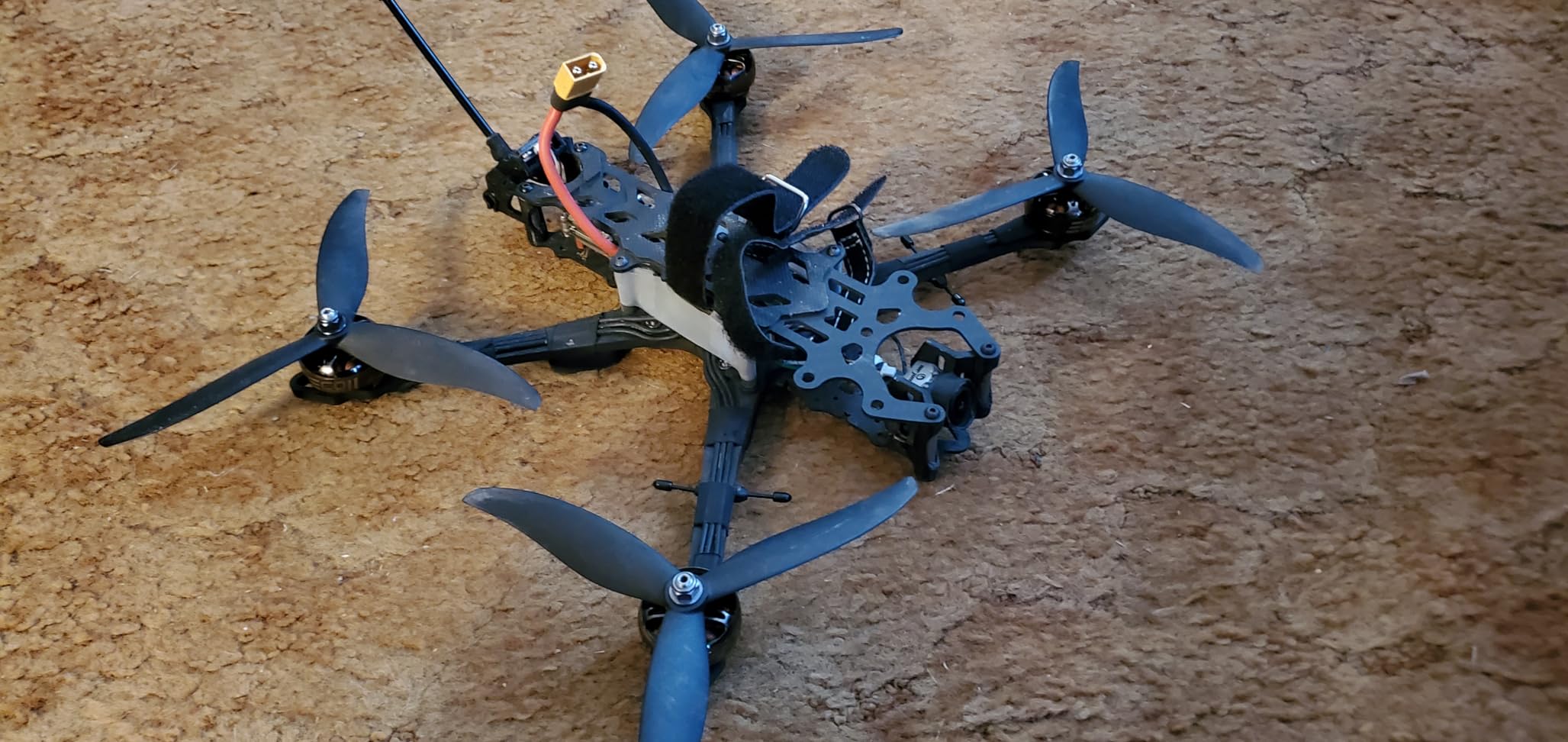 HUIOP Freestyle Frame Kit, 7 inch 295mm FPV Carbon Fiber Freestyle Frame Kit Wheelbase 295mm Arm 5.0mm Suitable for Long Range Drone customer photo 1