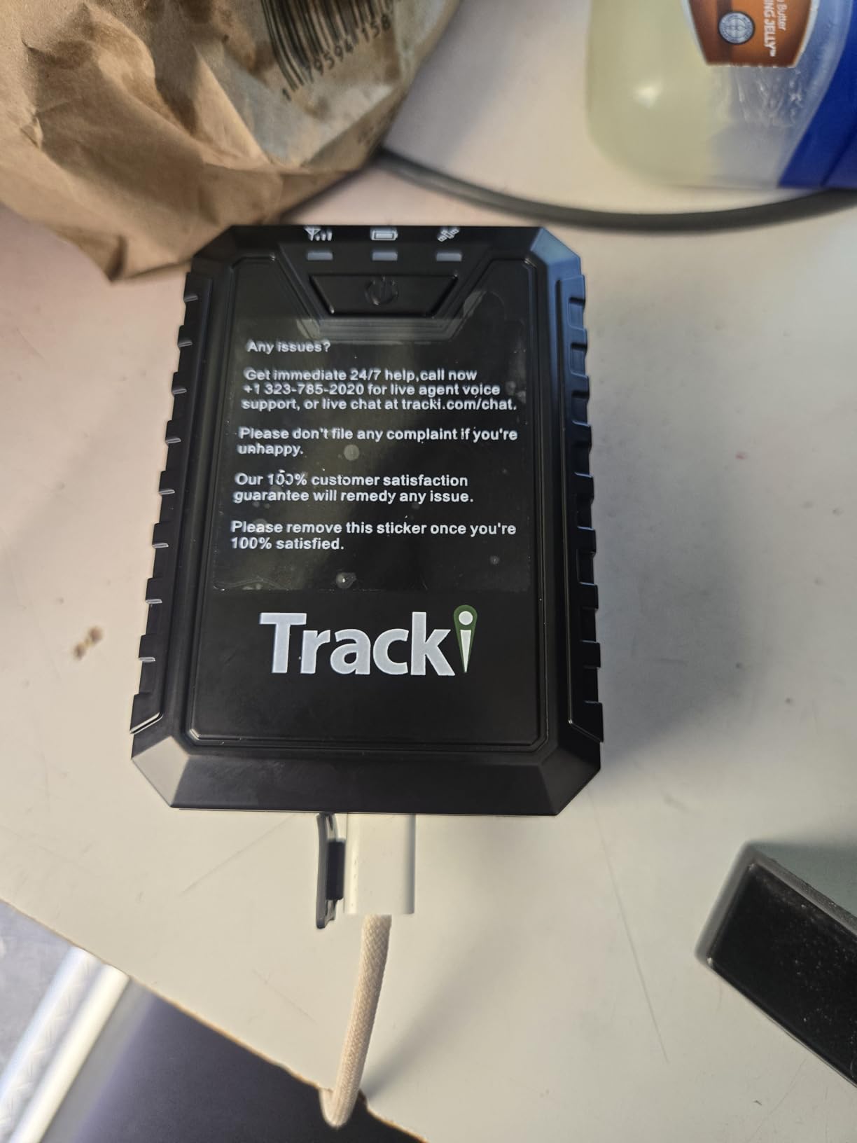 Tracki Pro GPS Tracker for Vehicles - Magnetic Waterproof 4G LTE Car Tracker, Long-Life Battery Up to 7 Months, Unlimited Distance, Smart Alerts, Hidden Tracking Device (Subscription Required) customer photo 1