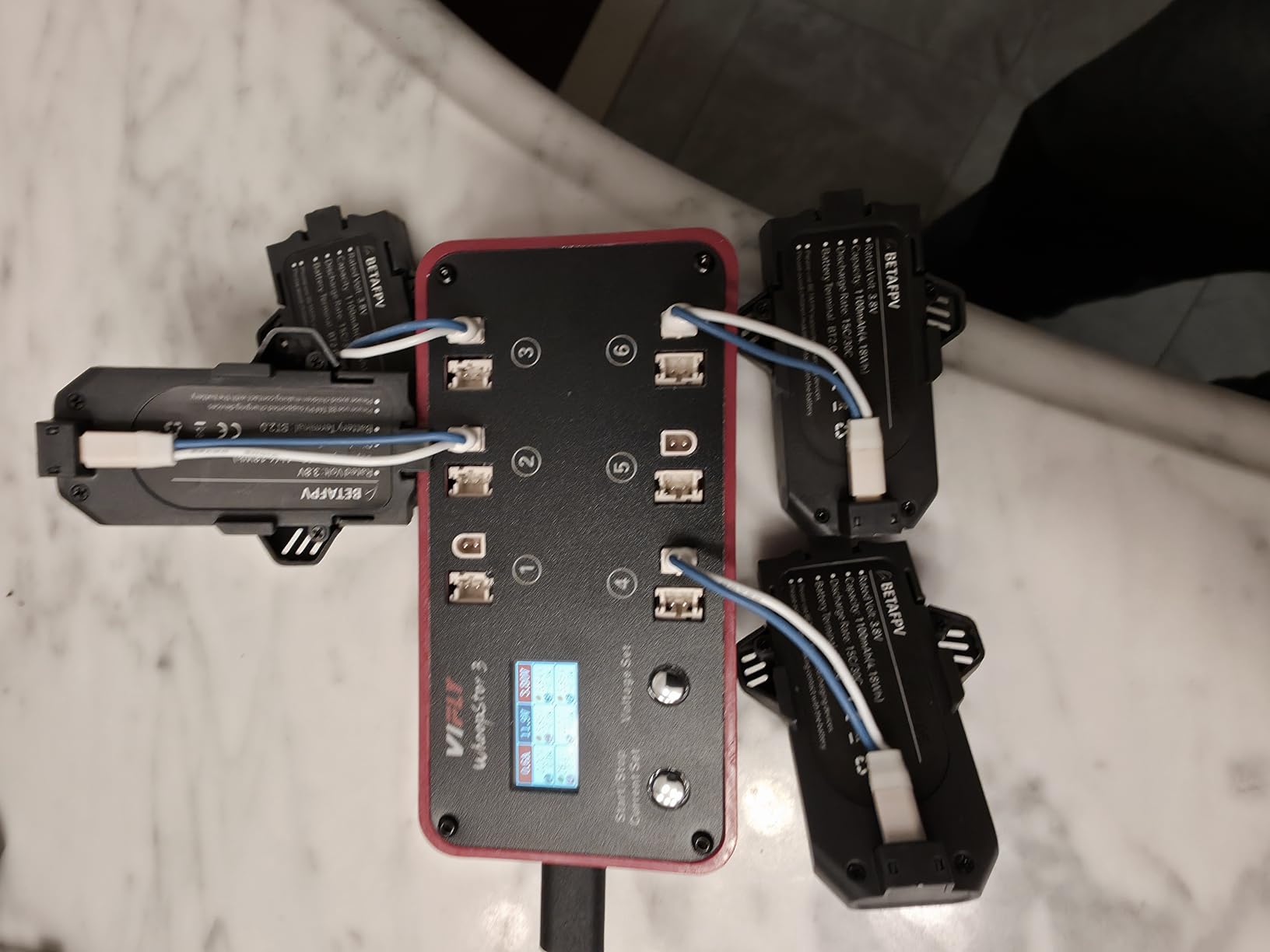 VIFLY WhoopStor V3 6 Ports 1S LiPo Battery Storage Charger and Discharger with LCD Display Tiny Whoop Charger with PH2.0 and BT2.0 Connectors customer photo 2