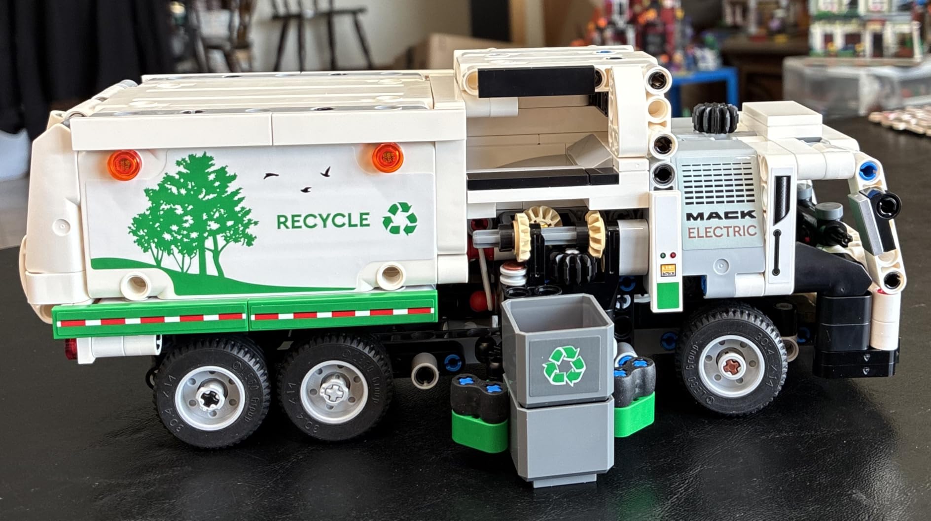 LEGO Technic Mack LR Electric Garbage Truck Toy, Buildable Kids Truck for Pretend Play, Great Gift for Boys, Girls and Kids Ages 8 and Up who Love Recycling Toys and Vehicles, 42167 customer photo 2