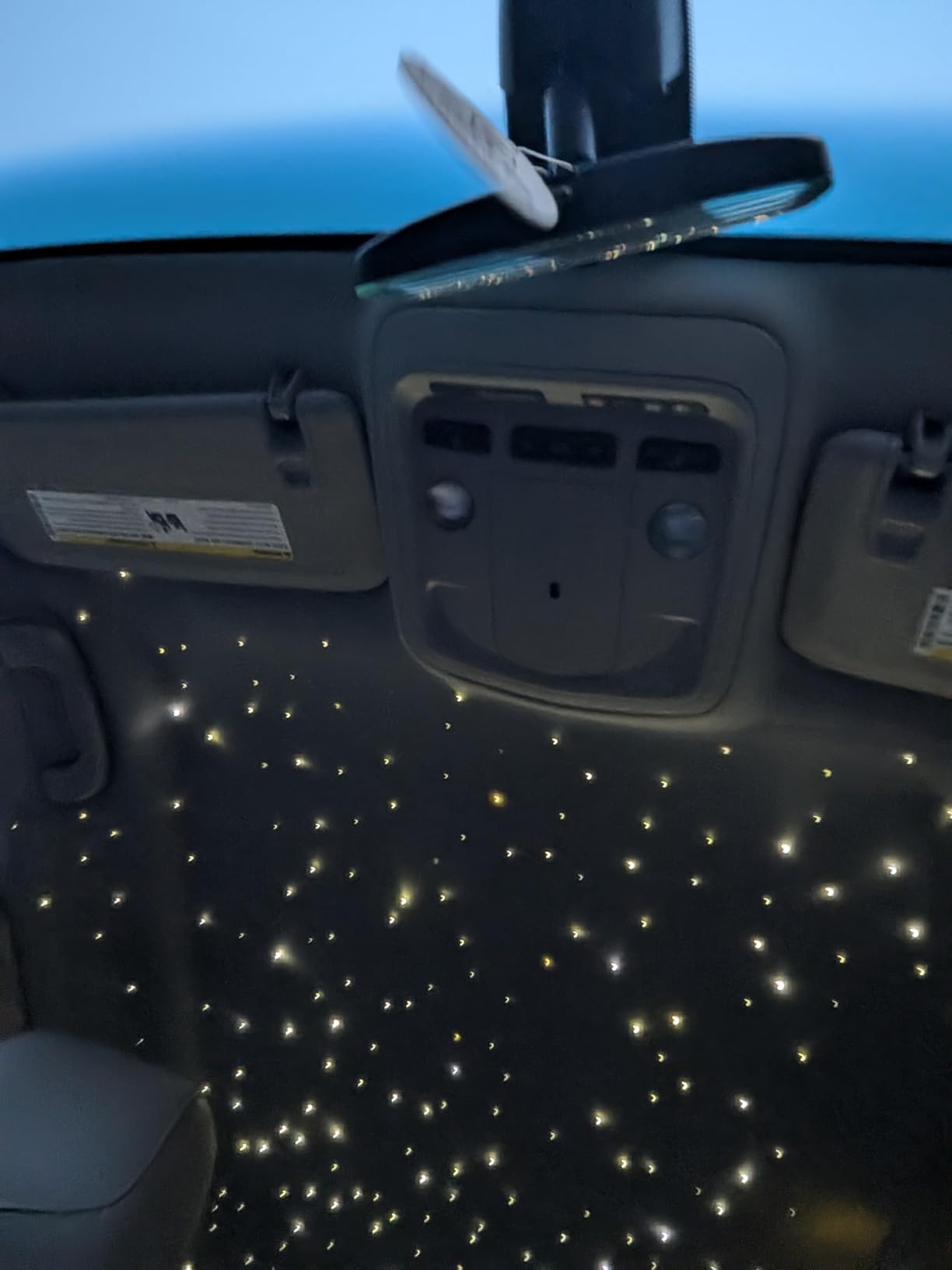 Twinkle Starlight Headliner Light,16W 500pcs 6.5ft LED Star Ceiling Fiber Optic Light Kit APP/Remote Control for Car/Home/Party customer photo 1