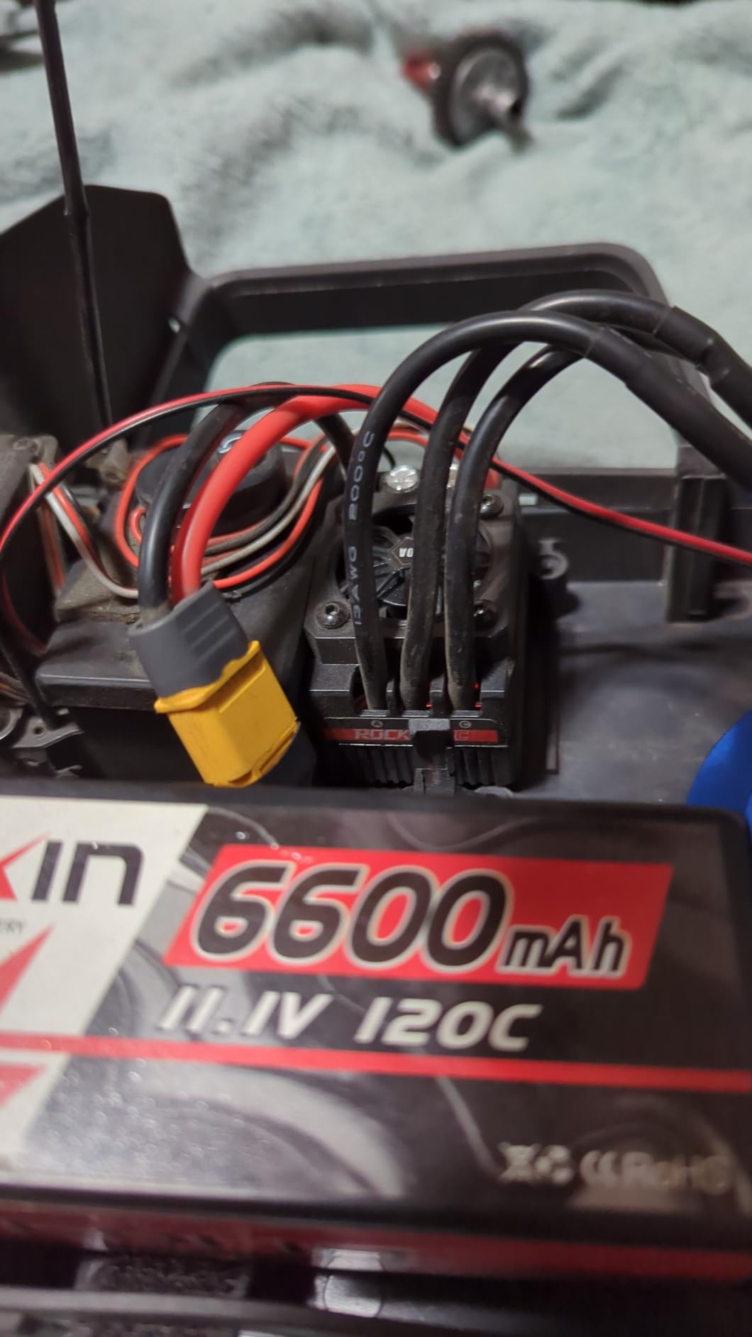 Surpass Hobby Waterproof 90A RC Blushless ESC Electric Speed Controller ESC with Male Plug for 1/10 Rc Car (90A) customer photo 2