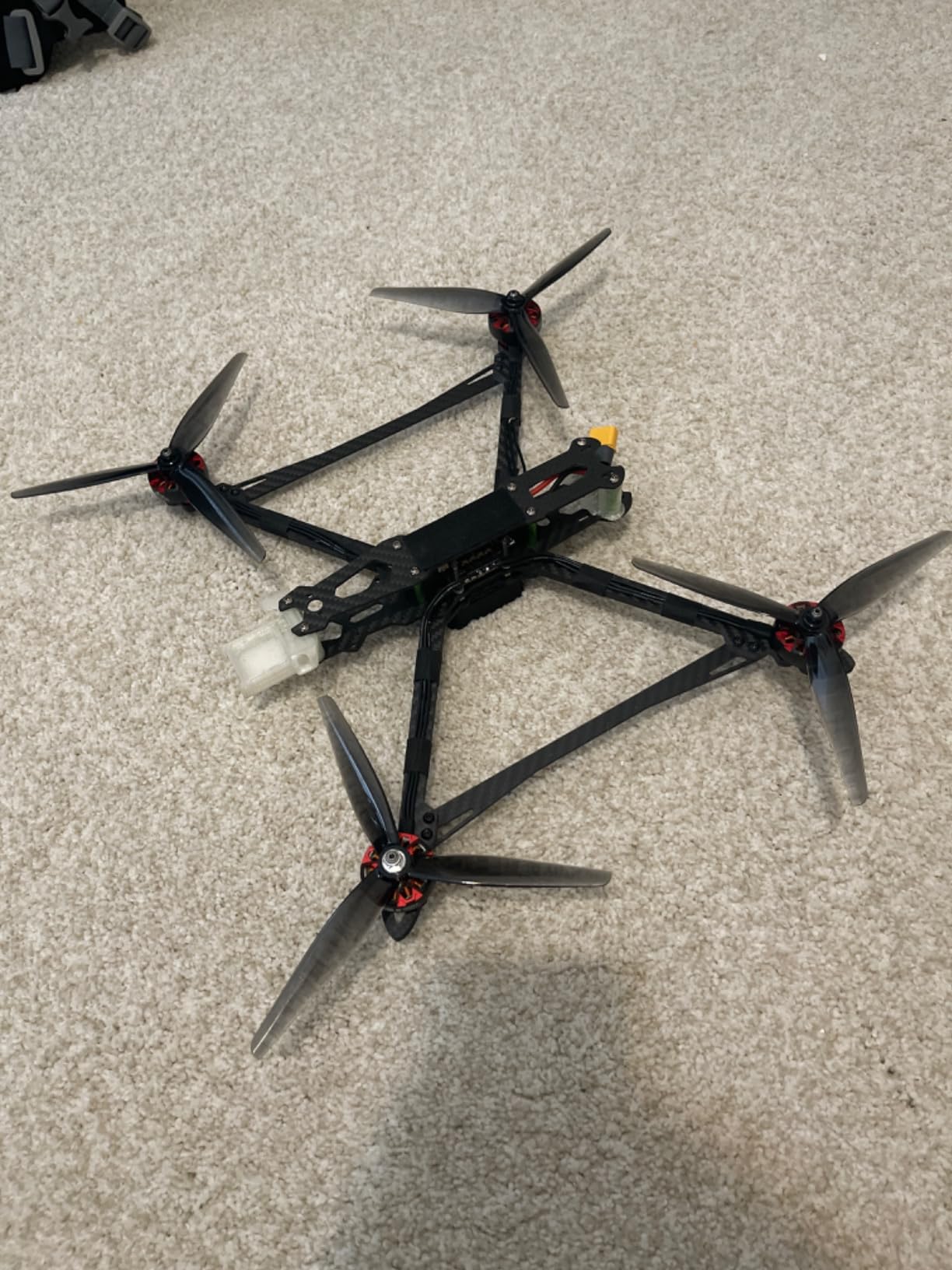 V2 8inch FPV Racing Drone Frame 367mm 3K Full Carbon Fiber Frame kit with 6mm Arm for FPV RC Freestyle drone customer photo 2