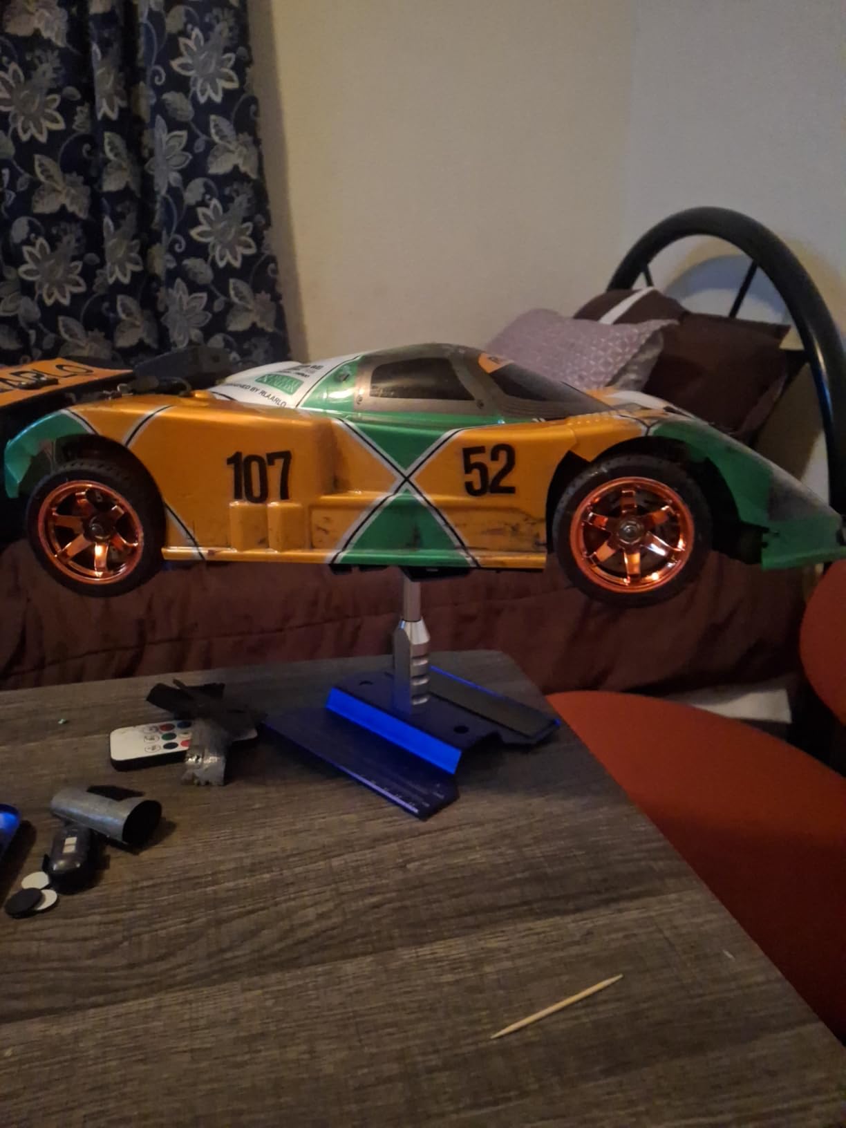 AMORIL RLAARLO 1:10 AK-787 Fast Brushless RC Cars for Adults, Max 75mph Hobby Electric On-Road RTR with 3650 4300KV Brushless Motor, 60A Independent ESC, Remote Control Car for Boys, White customer photo 2