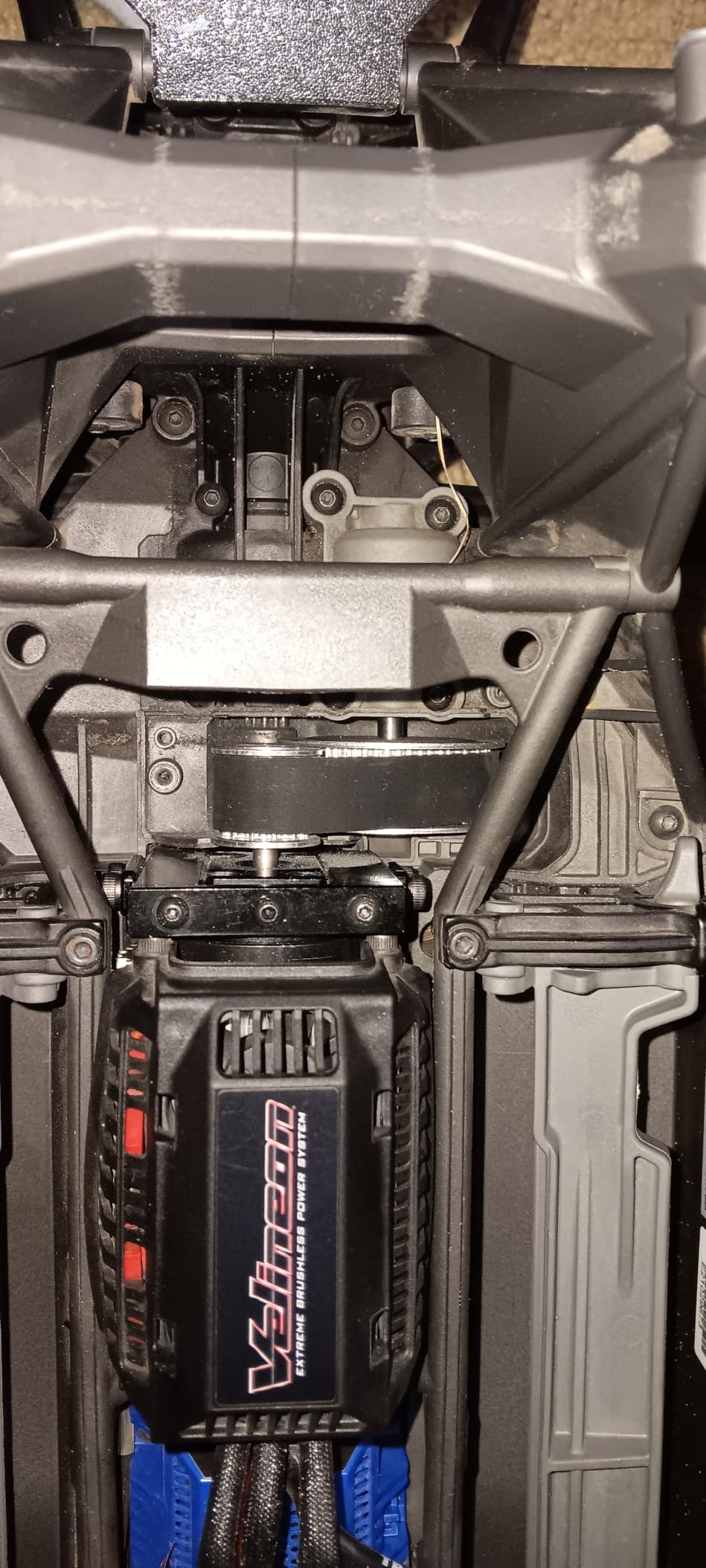 AXSPEED Aluminum Motor Mount Quick Release Motor Base for 1/5 X-MAXX 6S 8S XRT 8S 77086-4 RC Truck (Black) customer photo 1