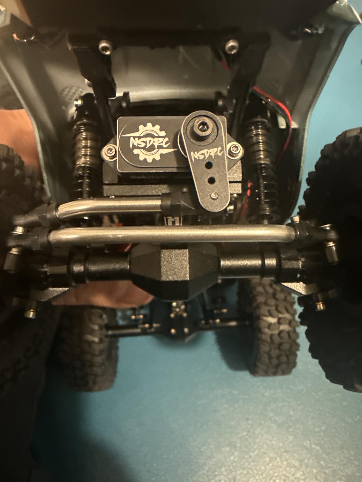 Isokinetic 3-Section CVD Front and Rear Axles Maximum Steering Angle 52 Degree Wider +5MM for Axial SCX24 Deadbolt C10 JLU Gladiator Bronco 1/24 RC Crawler Upgrade (Front and Rear- Black) customer photo 2