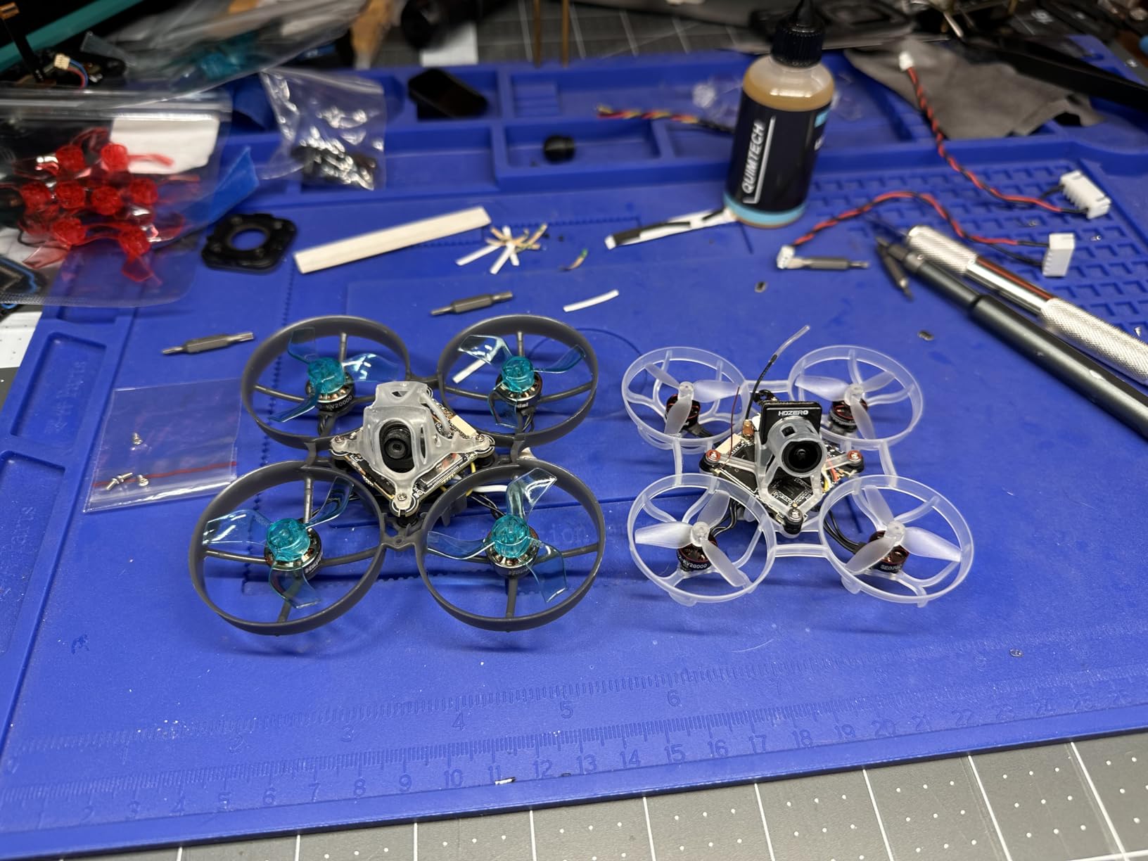 Happymodel Mobula8 85mm Wheelbase Drone Frame Accessories, 2PCS Black Micro FPV Whoop Frame for 2 inch Props 702/703/802/1002/1102/1103 Brushless Motors 1-2S Carbon Fiber Racing Quadcopter Frames customer photo 1