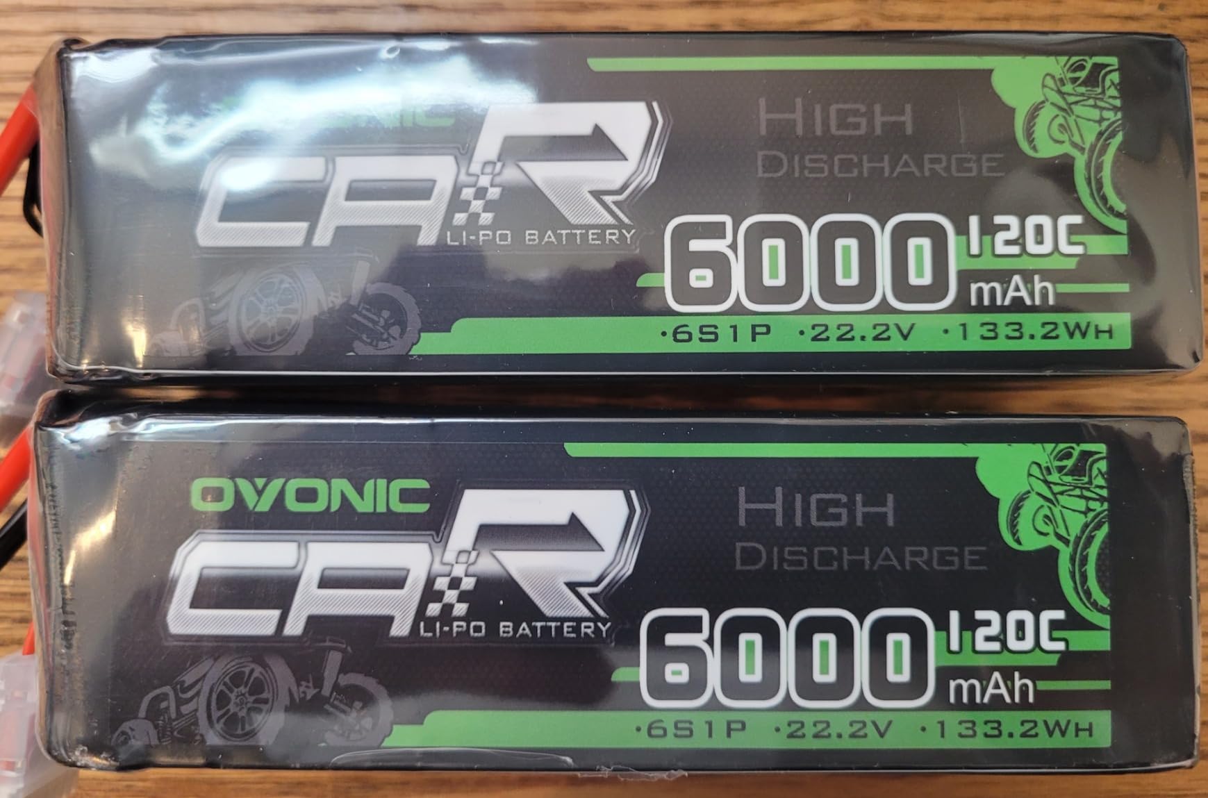 OVONIC 6S LiPo Battery 6000mAh 22.2V 120C RC Battery with EC5 Connector (2 Pack) customer photo 1