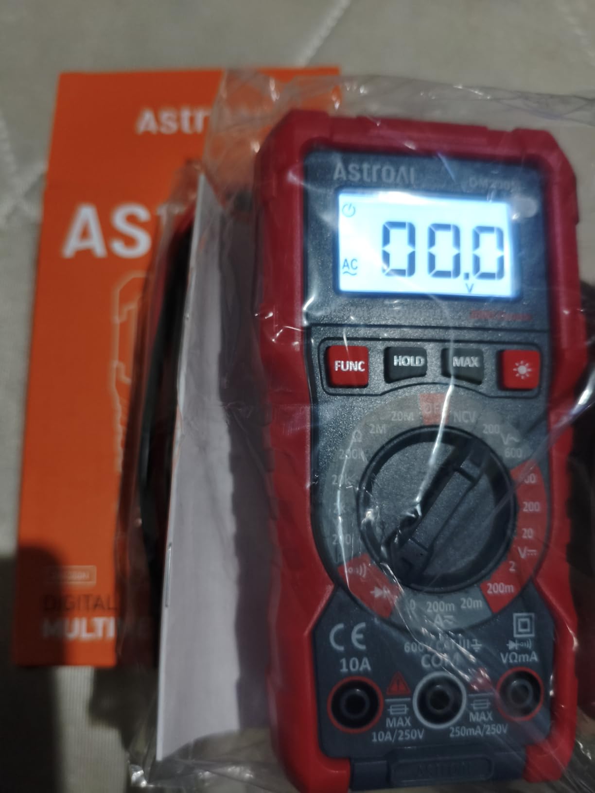 AstroAI Digital Multimeter Voltage Tester, TRMS 2000 Counts Volt Meter; Fast and Accurately Measures AC/DC Voltage & Current, Resistance, Diode, Continuity and NCV (DM200M) customer photo 1