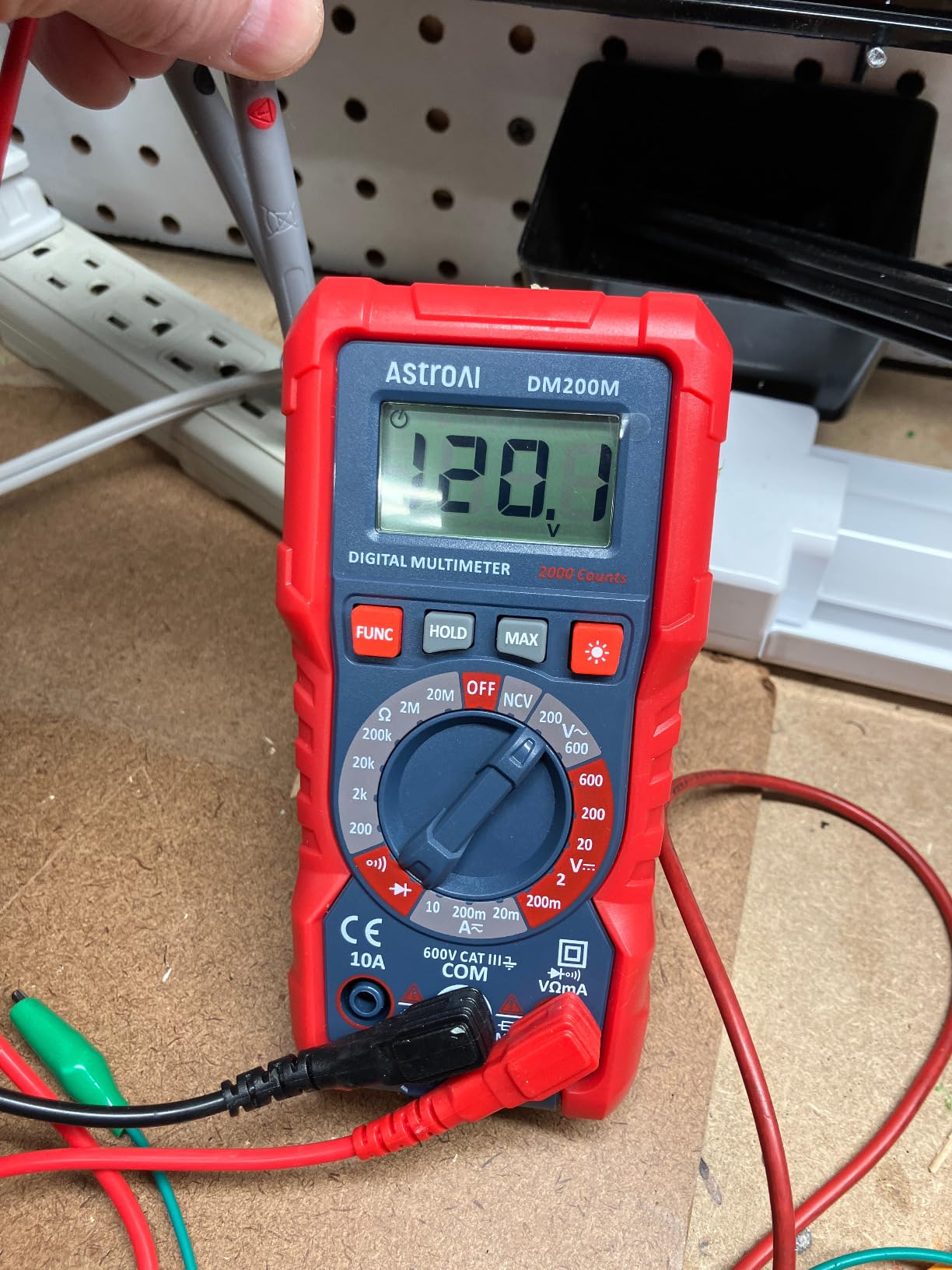 AstroAI Digital Multimeter Voltage Tester, TRMS 2000 Counts Volt Meter; Fast and Accurately Measures AC/DC Voltage & Current, Resistance, Diode, Continuity and NCV (DM200M) customer photo 2